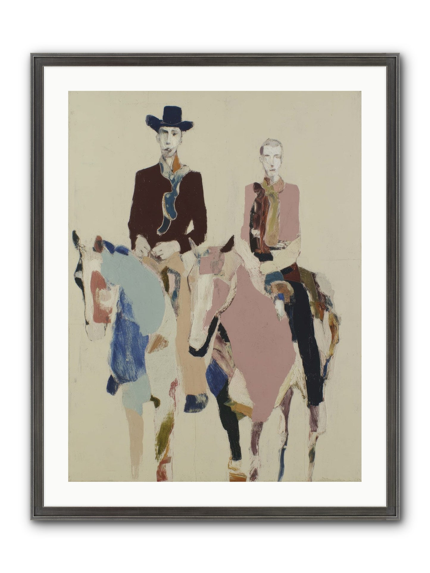 Steady As The Season Turns Framed Print - Slimwoods Black/Silver 24x32