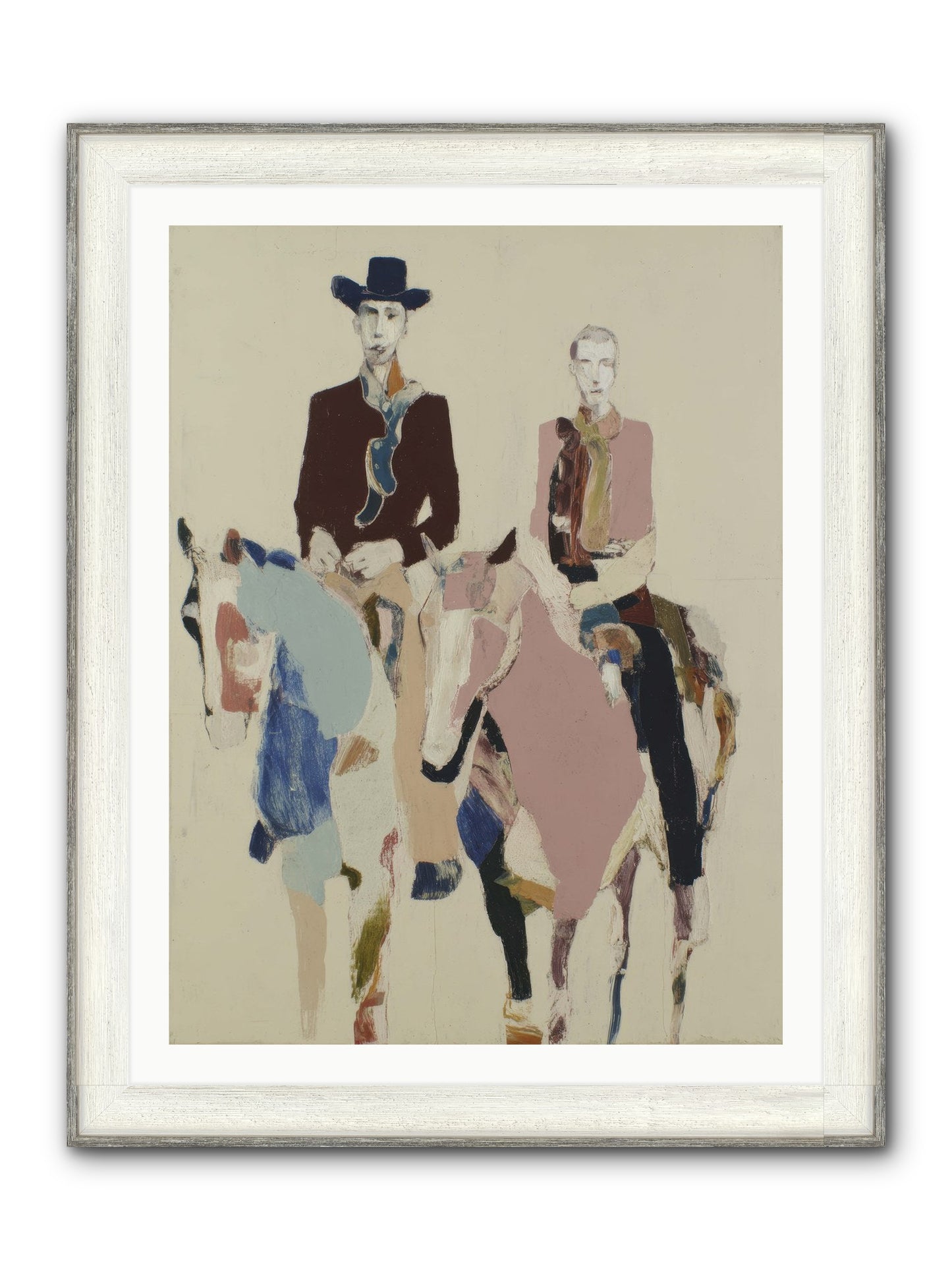 Steady As The Season Turns Framed Print - Driftwood White 30x40