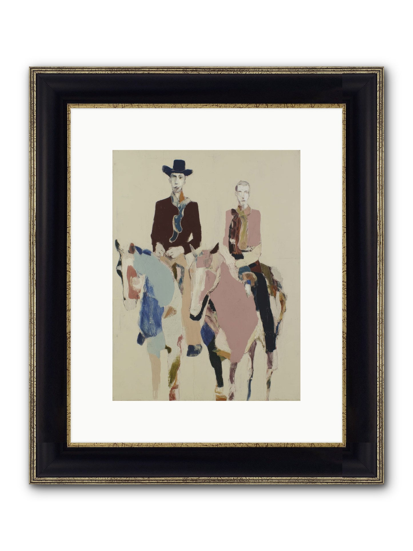 Steady As The Season Turns Framed Print - Black & Gold 9x12