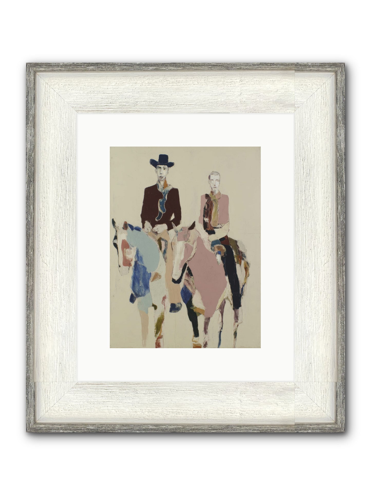Steady As The Season Turns Framed Print - Driftwood White 9x12