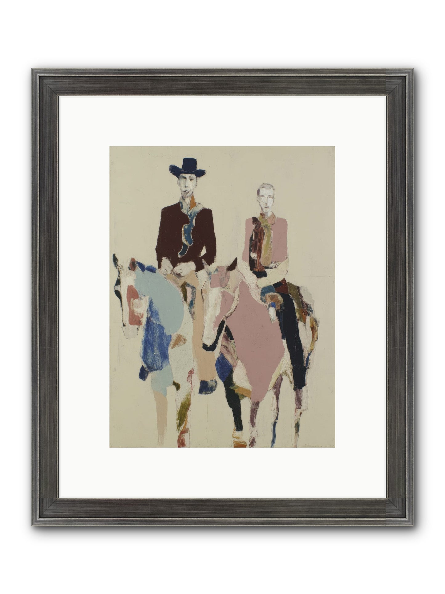 Steady As The Season Turns Framed Print - Slimwoods Black/Silver 9x12