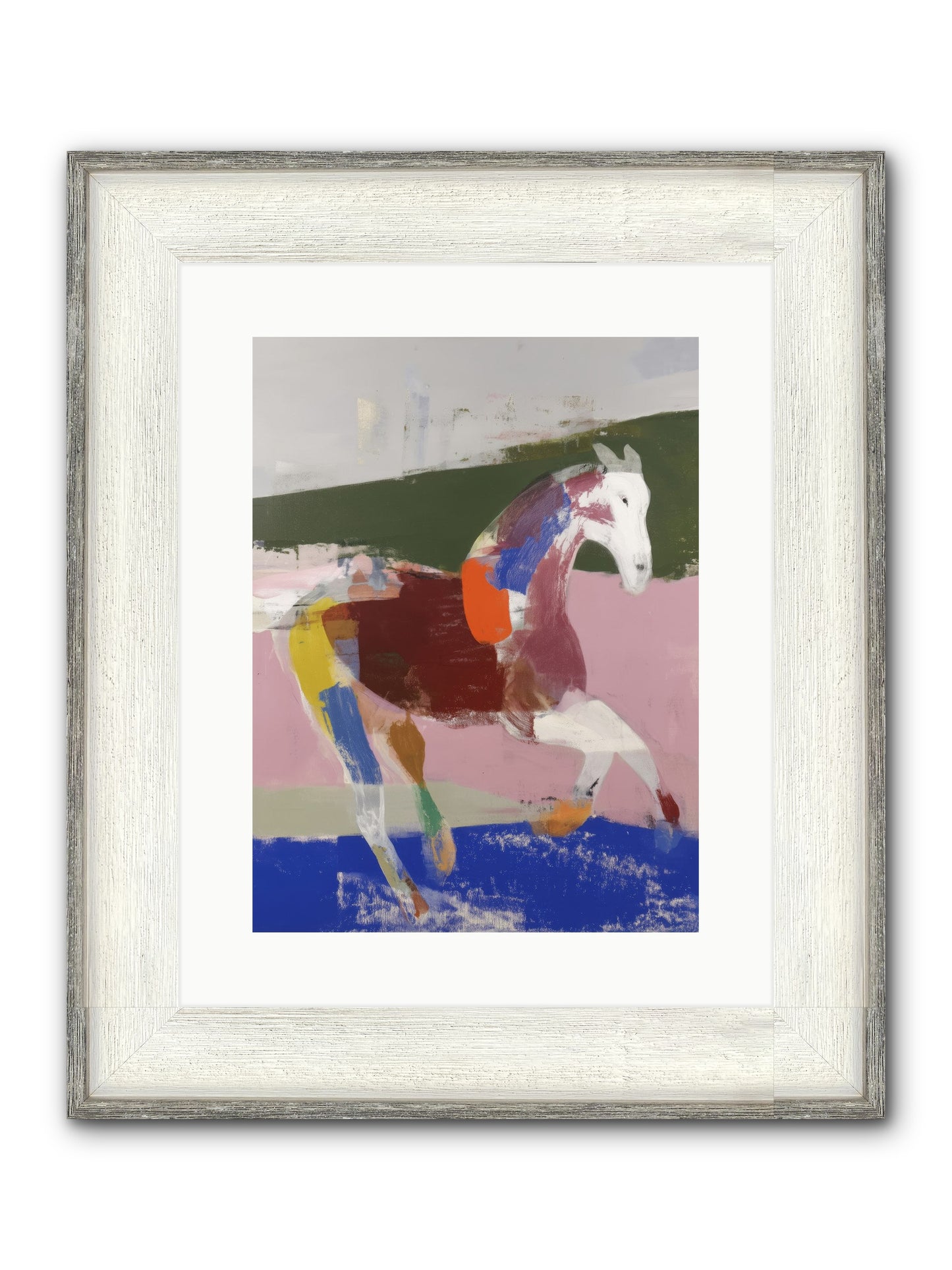Steelthorn Framed Print - Driftwood White 12x16