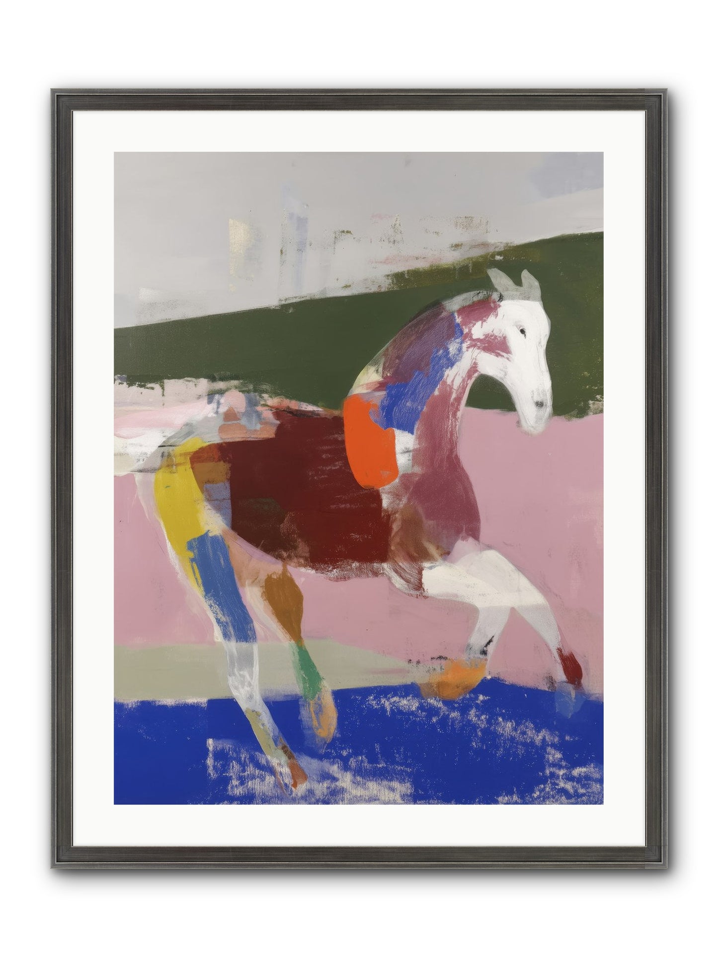 Steelthorn Framed Print - Slimwoods Black/Silver 24x32