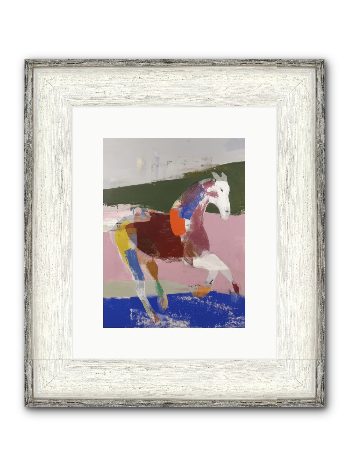Steelthorn Framed Print - Driftwood White 9x12