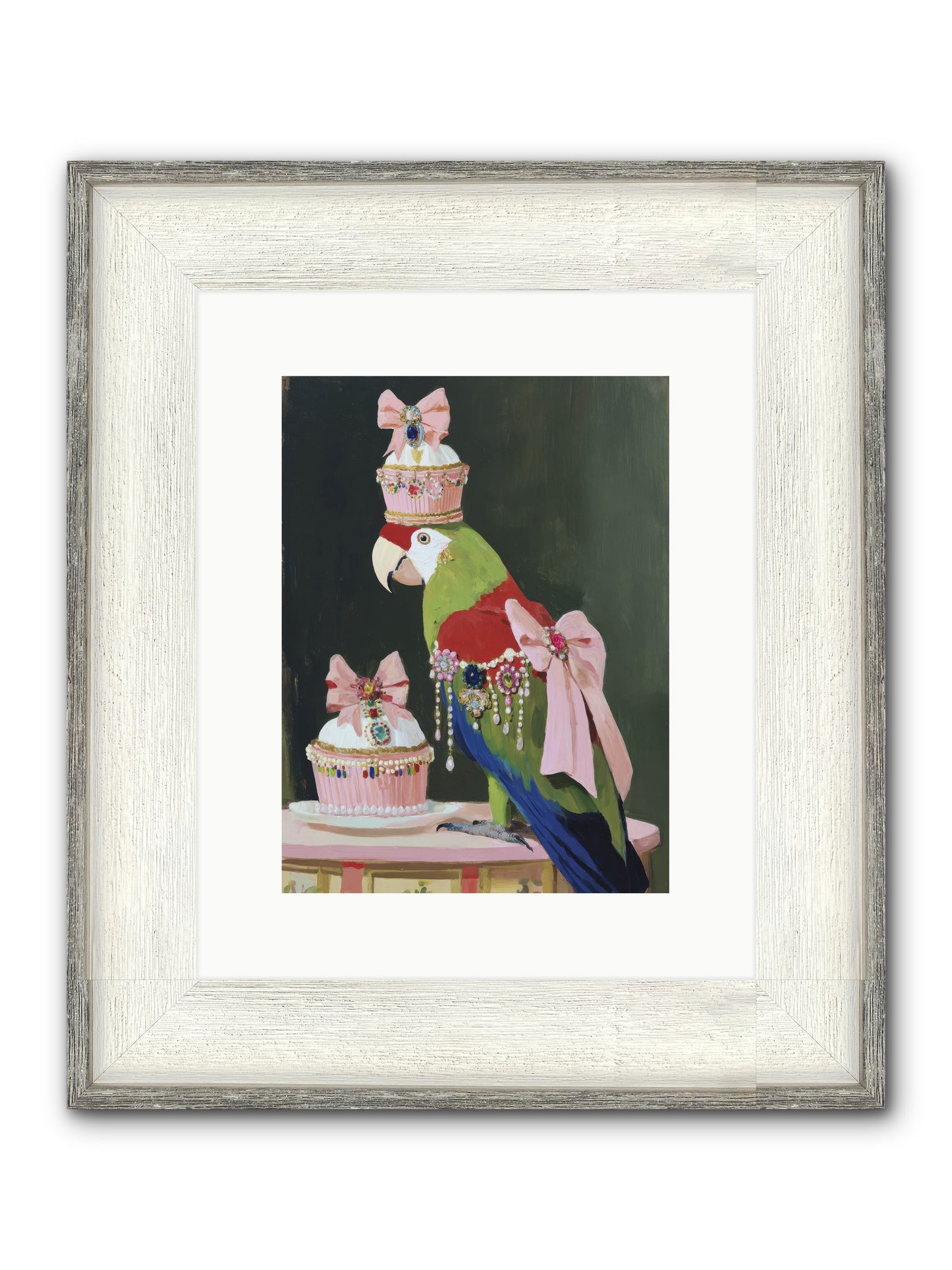 Steeped In Splendor Framed Print - Driftwood White 9x12
