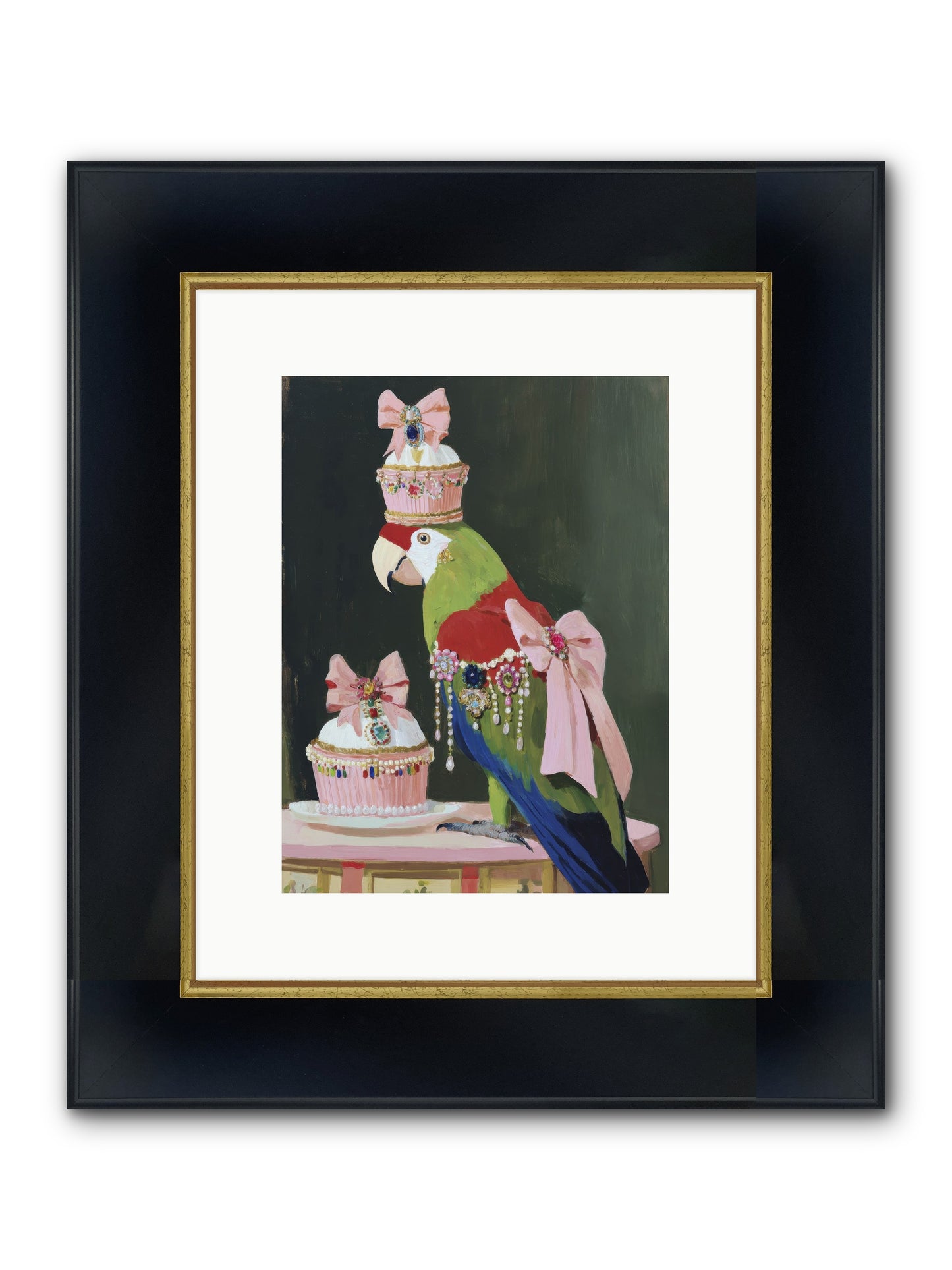 Steeped In Splendor Framed Print - Wide Black w/Gold 9x12