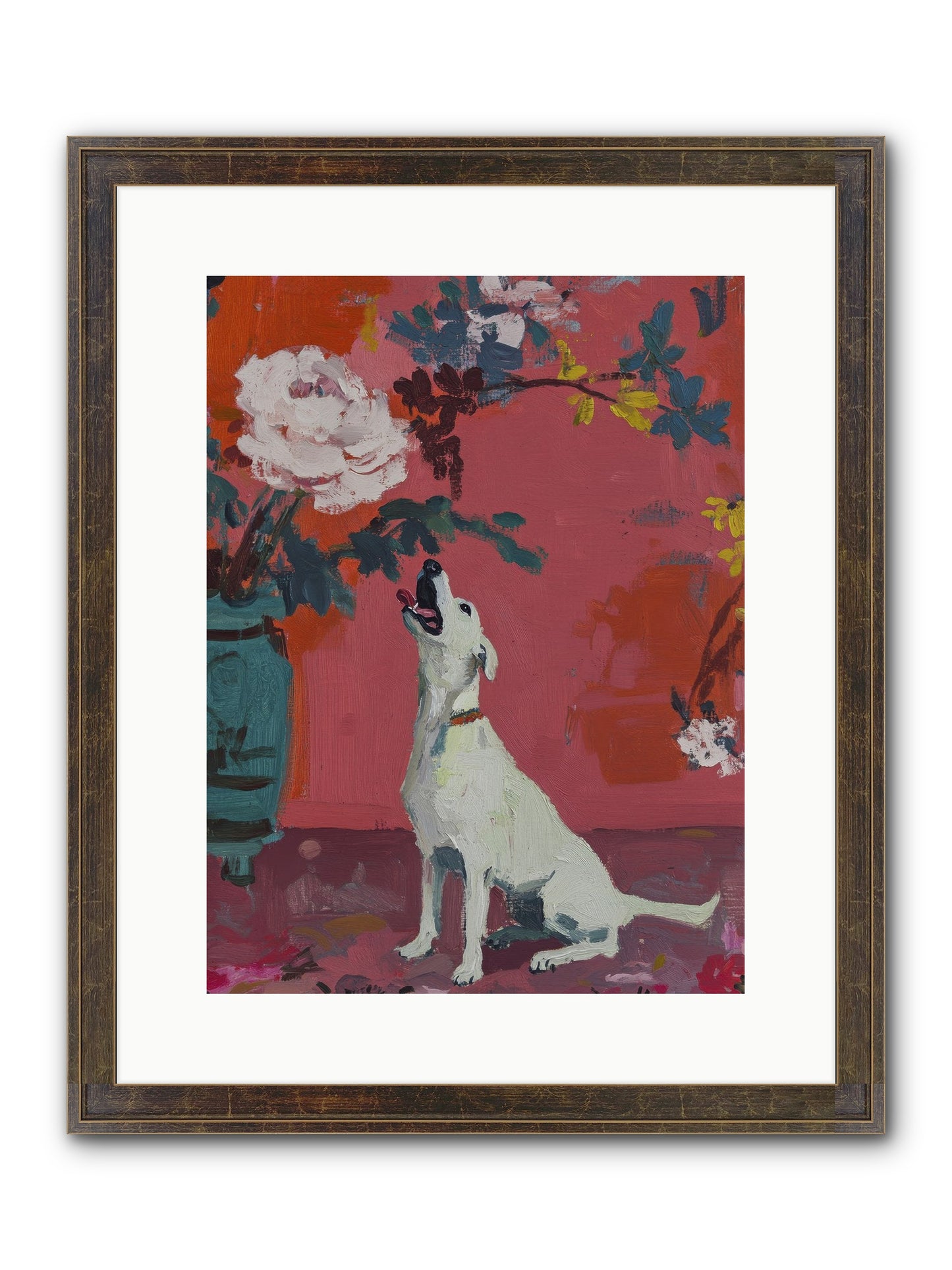 Stella Framed Print - Slimwoods Black/Gold 12x16