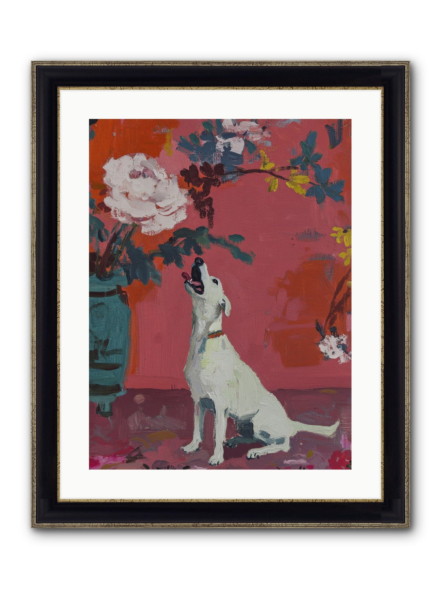 Stella Framed Print - Black & Gold 18x24