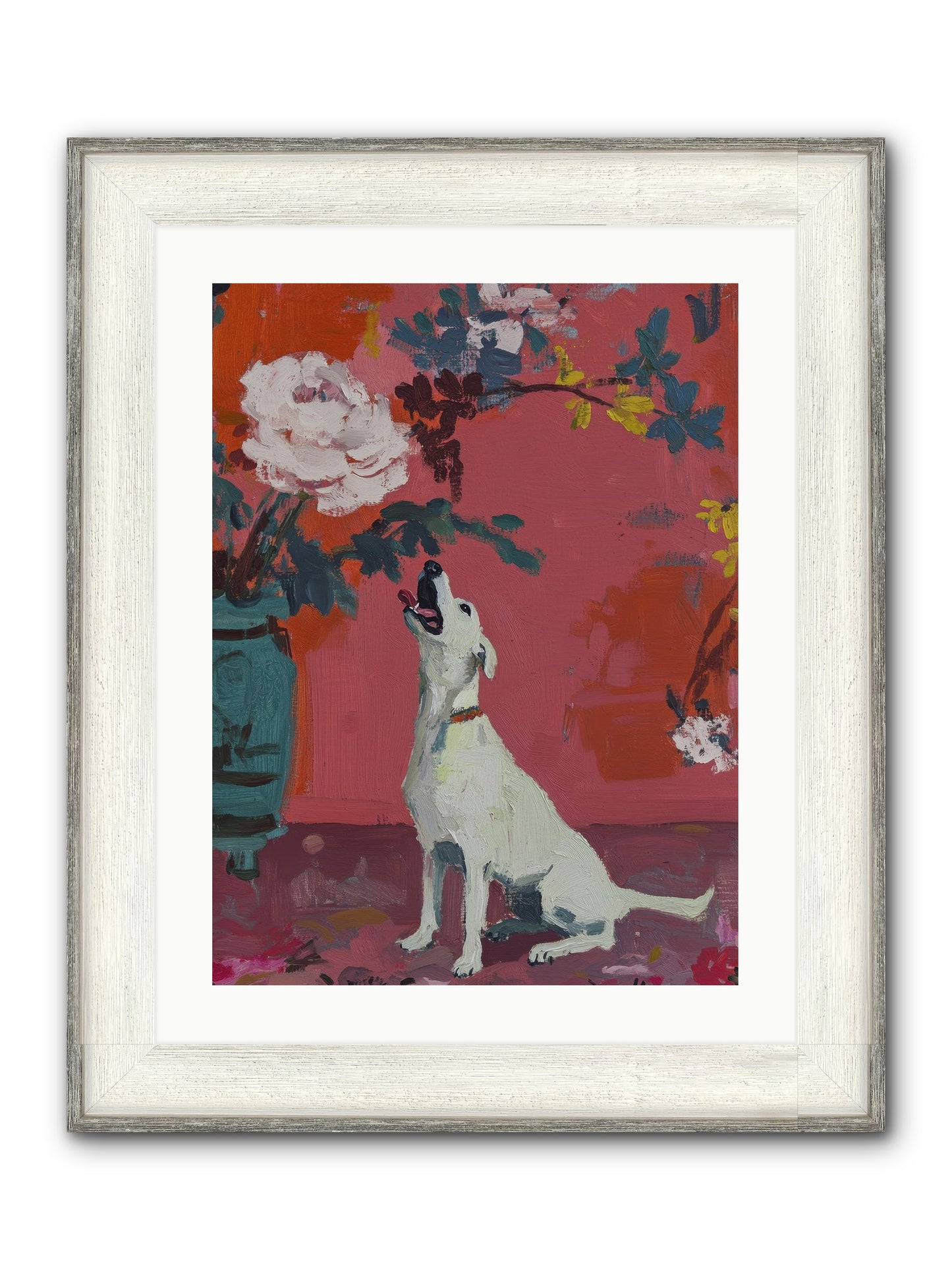 Stella Framed Print - Driftwood White 18x24