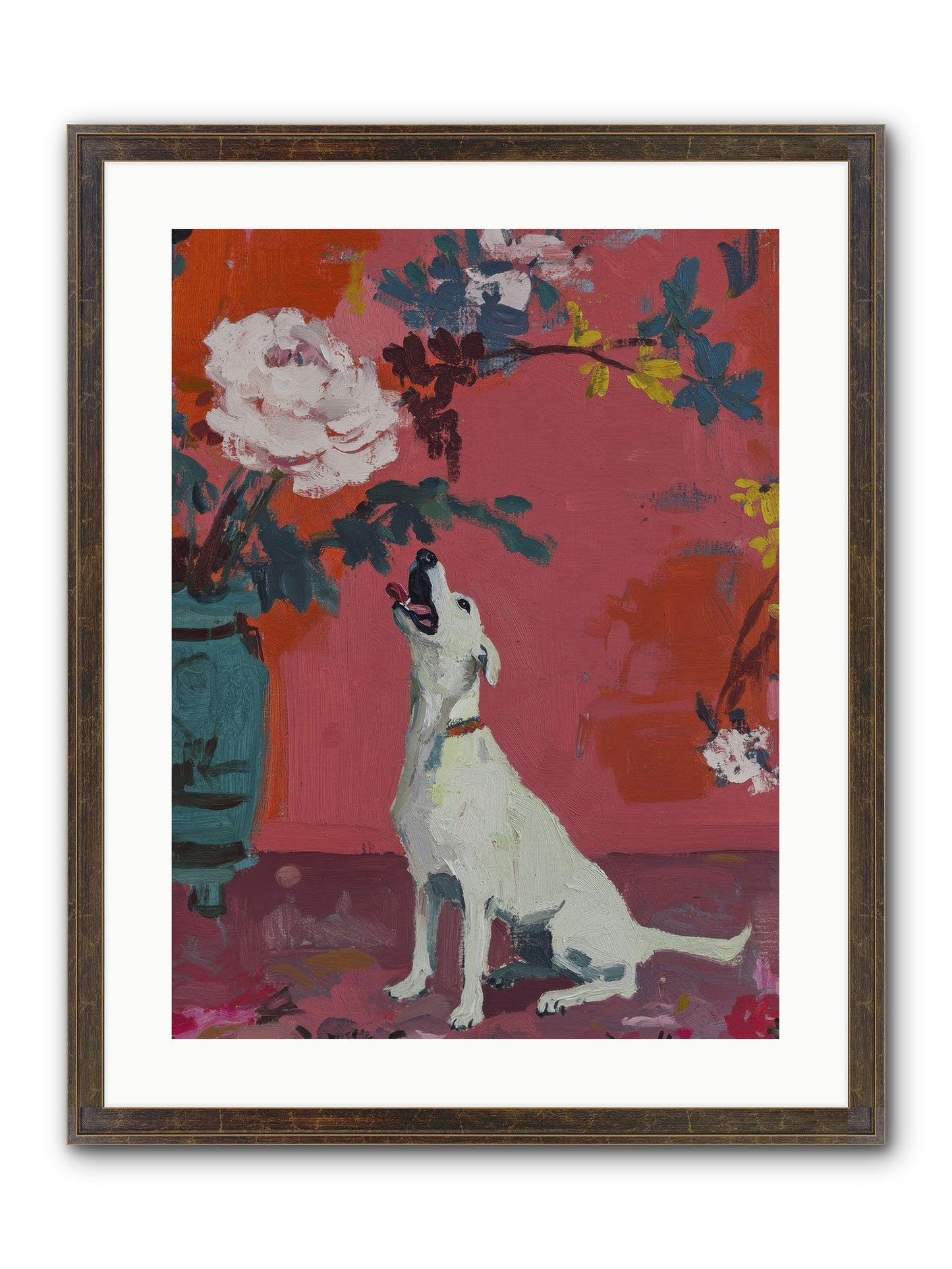 Stella Framed Print - Slimwoods Black/Gold 18x24
