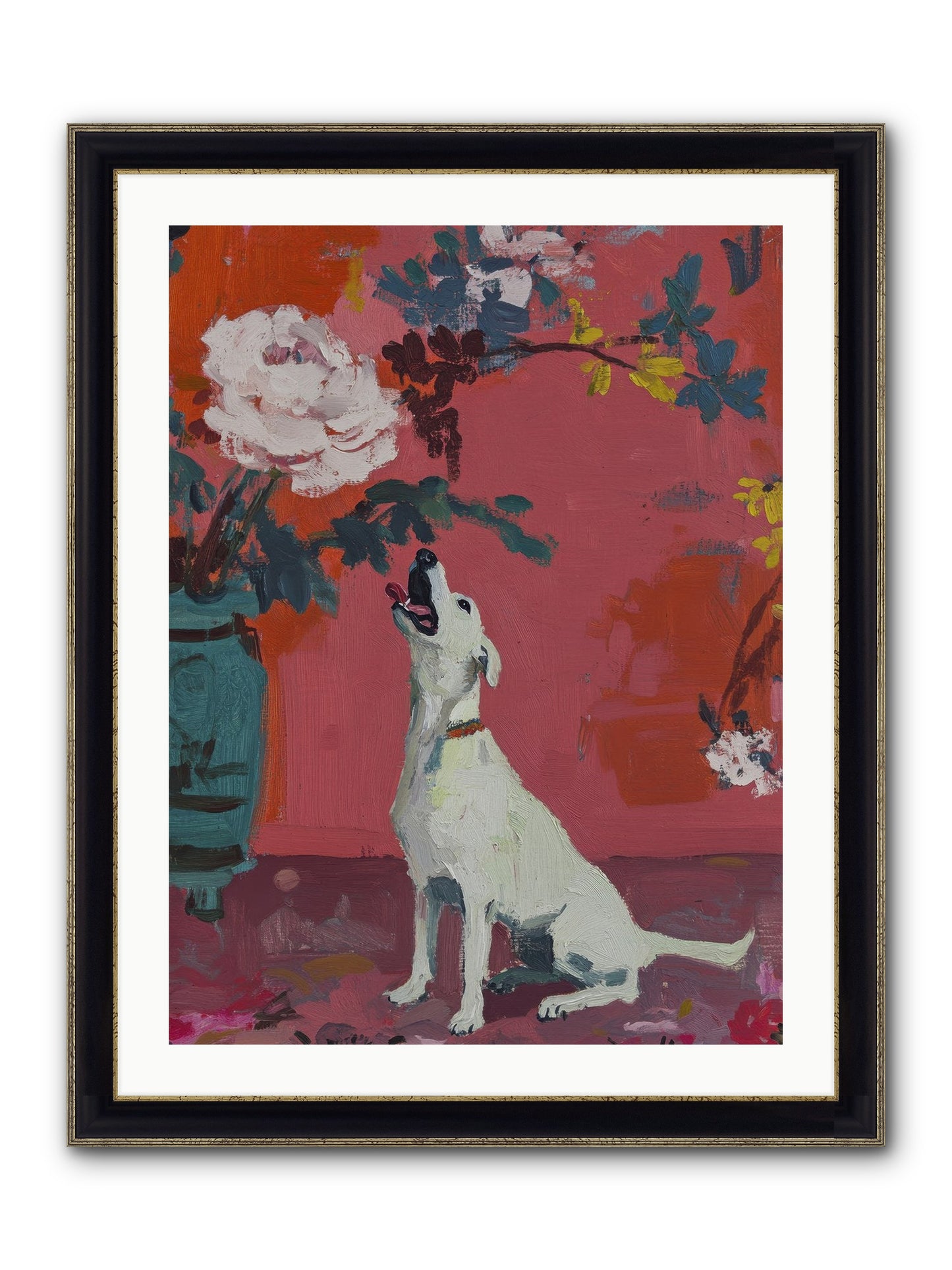 Stella Framed Print - Black & Gold 24x32