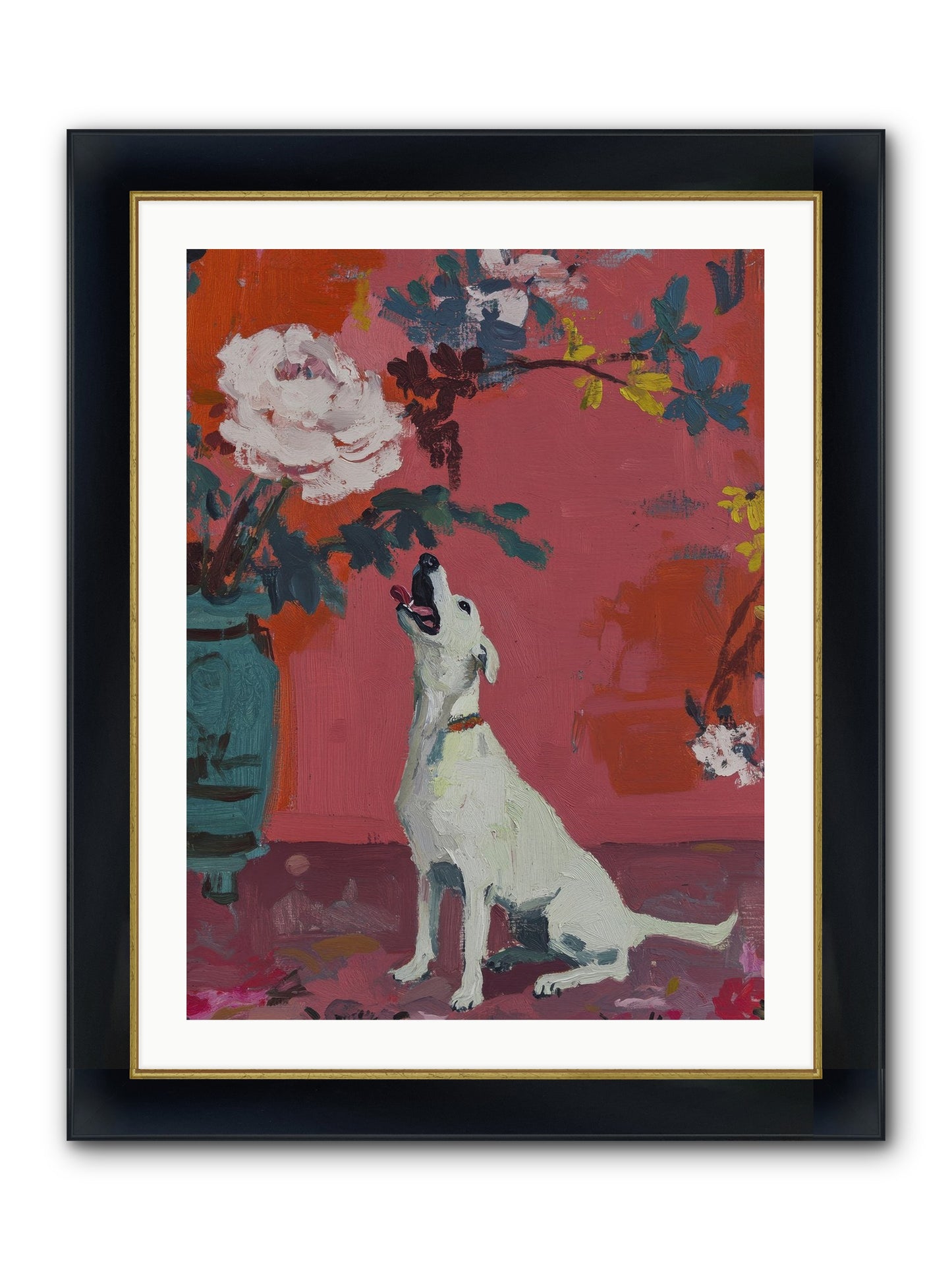 Stella Framed Print - Wide Black w/Gold 24x32