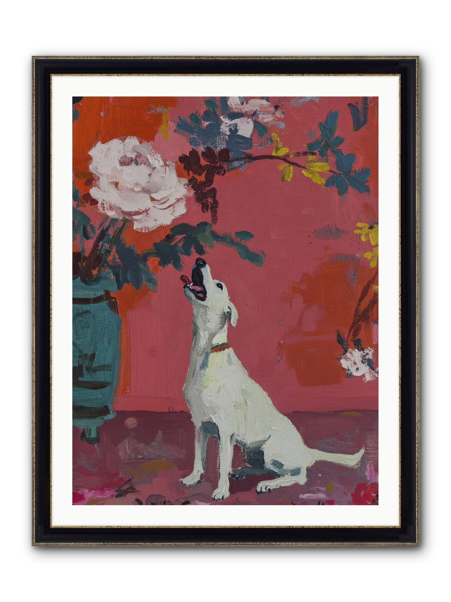 Stella Framed Print - Black & Gold 30x40