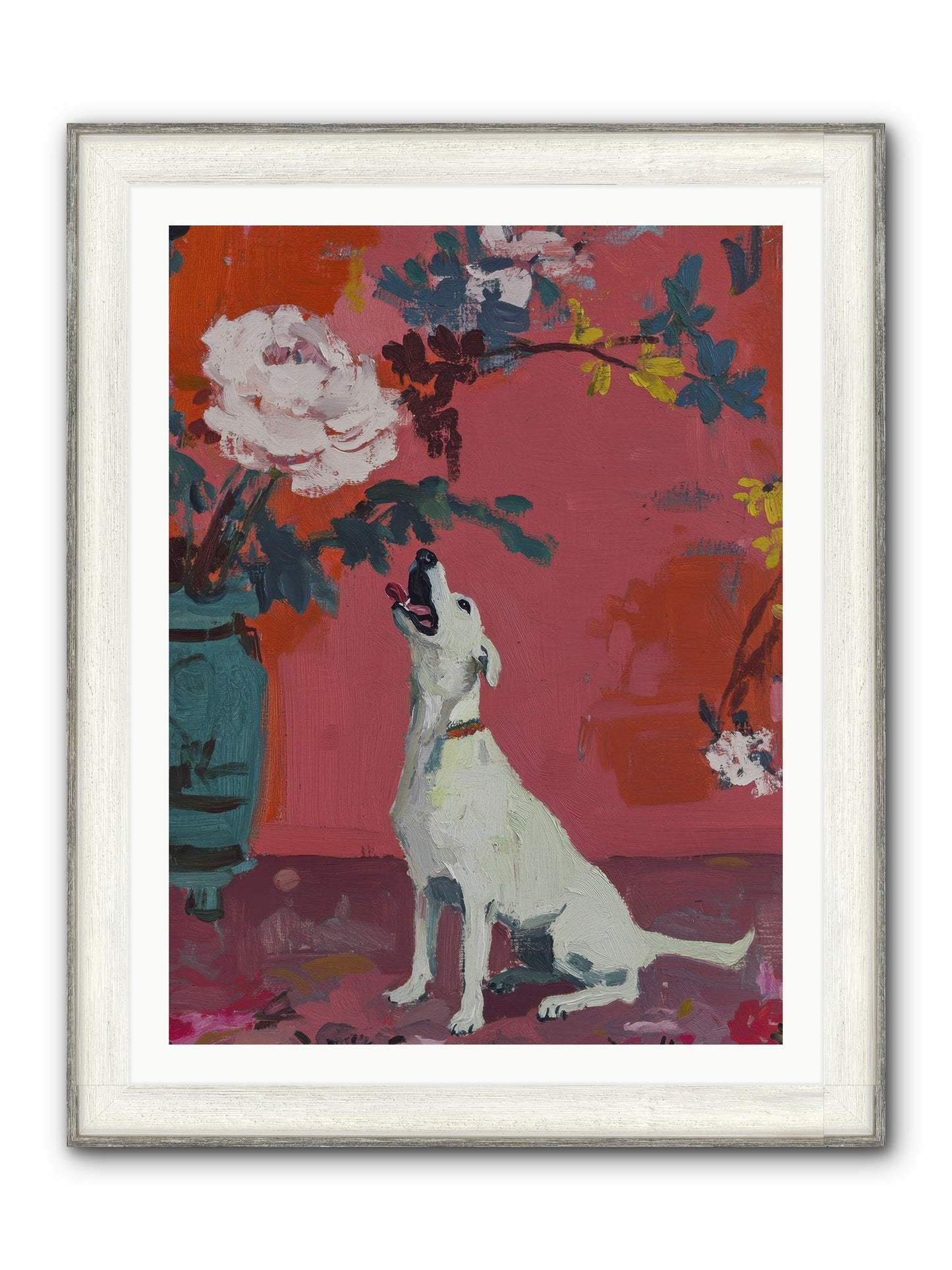 Stella Framed Print - Driftwood White 30x40