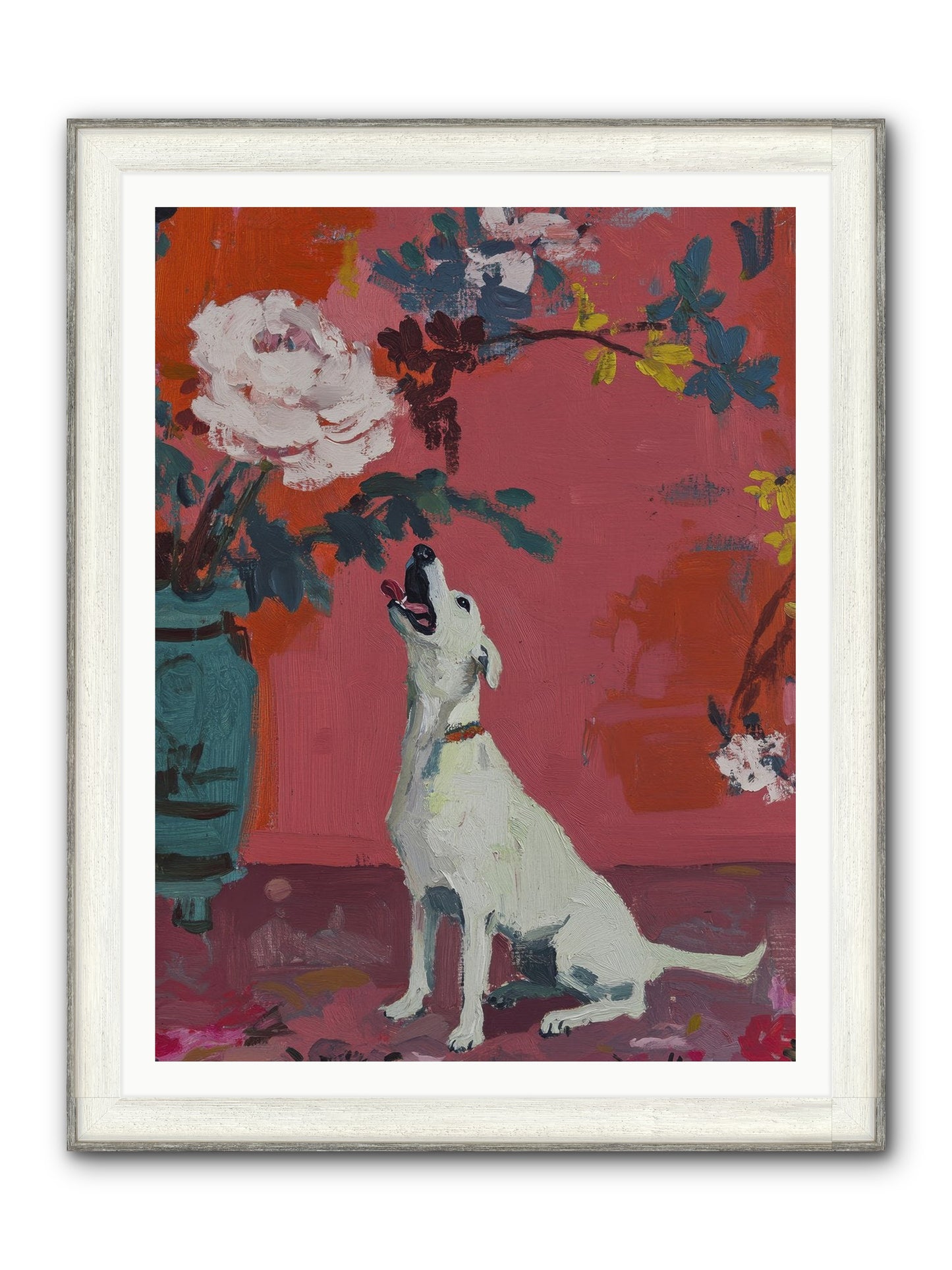 Stella Framed Print - Driftwood White 36x48