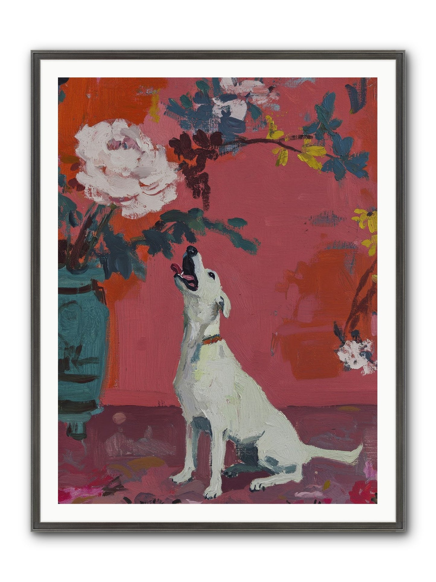 Stella Framed Print - Slimwoods Black/Silver 36x48