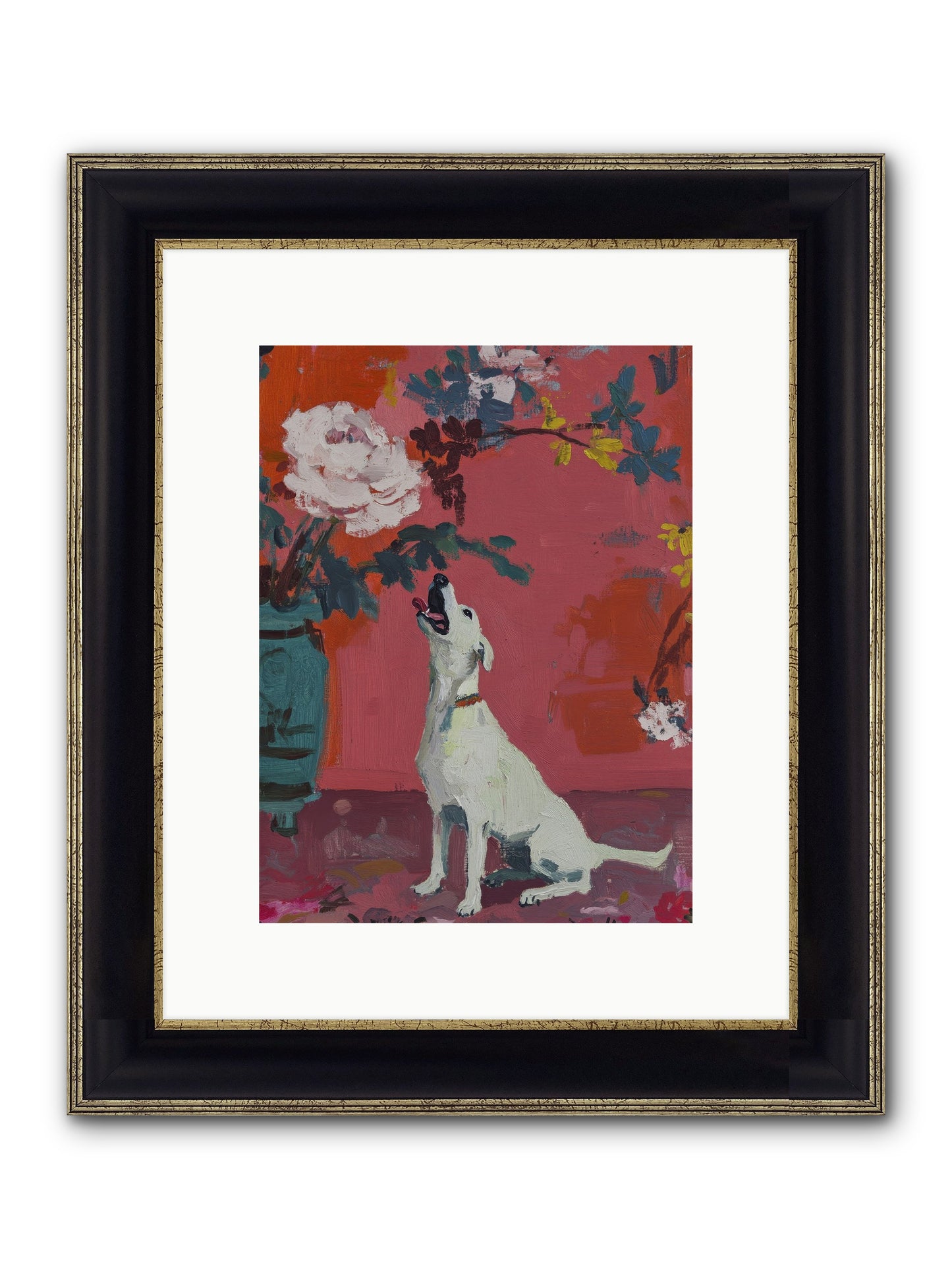Stella Framed Print - Black & Gold 9x12