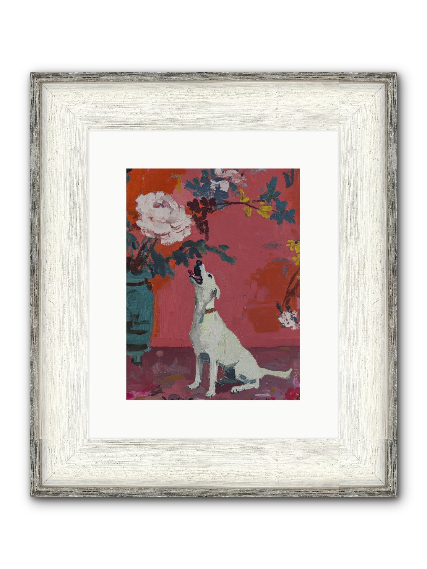 Stella Framed Print - Driftwood White 9x12