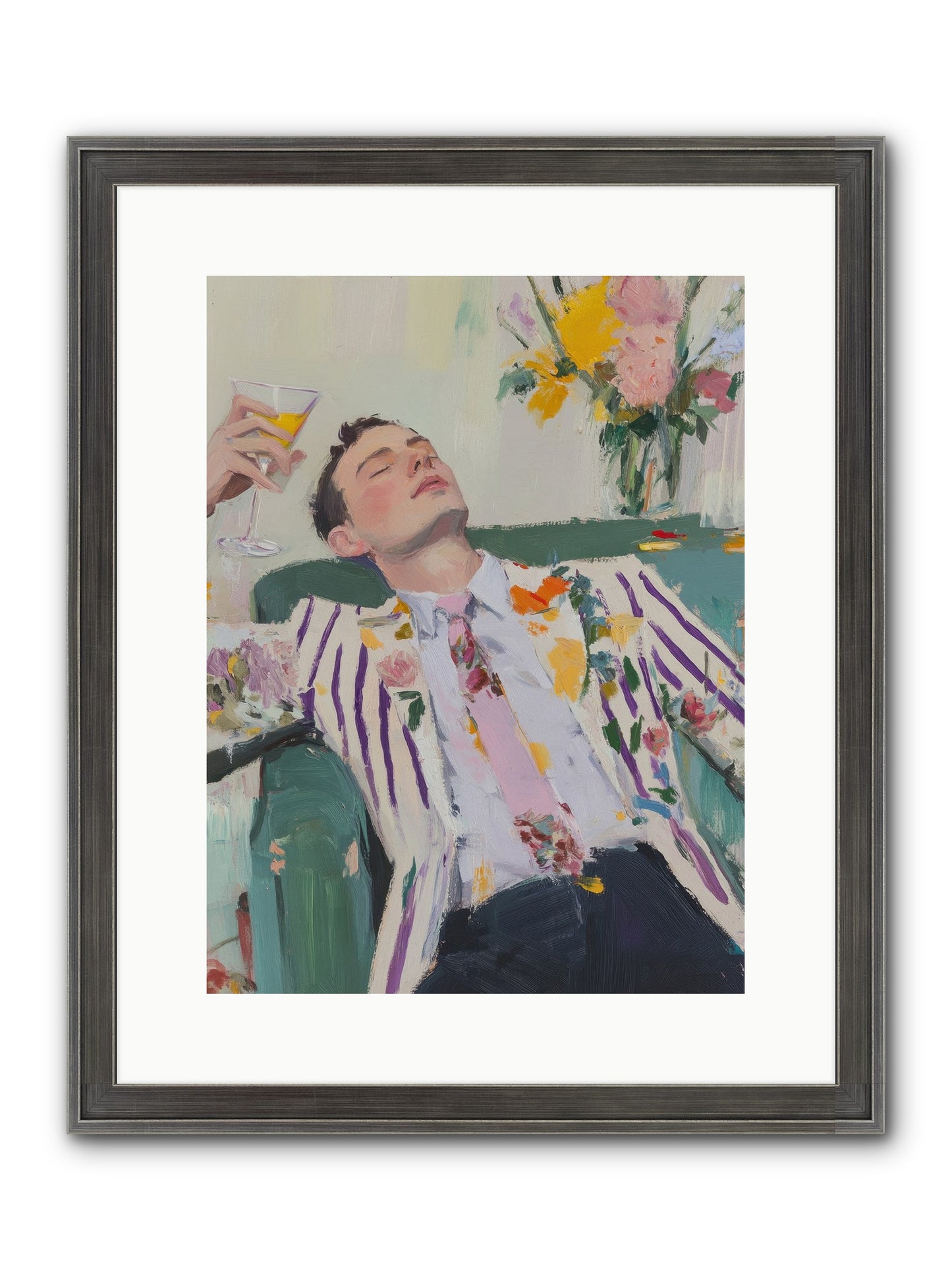 Stolen Slumber Framed Print - Slimwoods Black/Silver 12x16