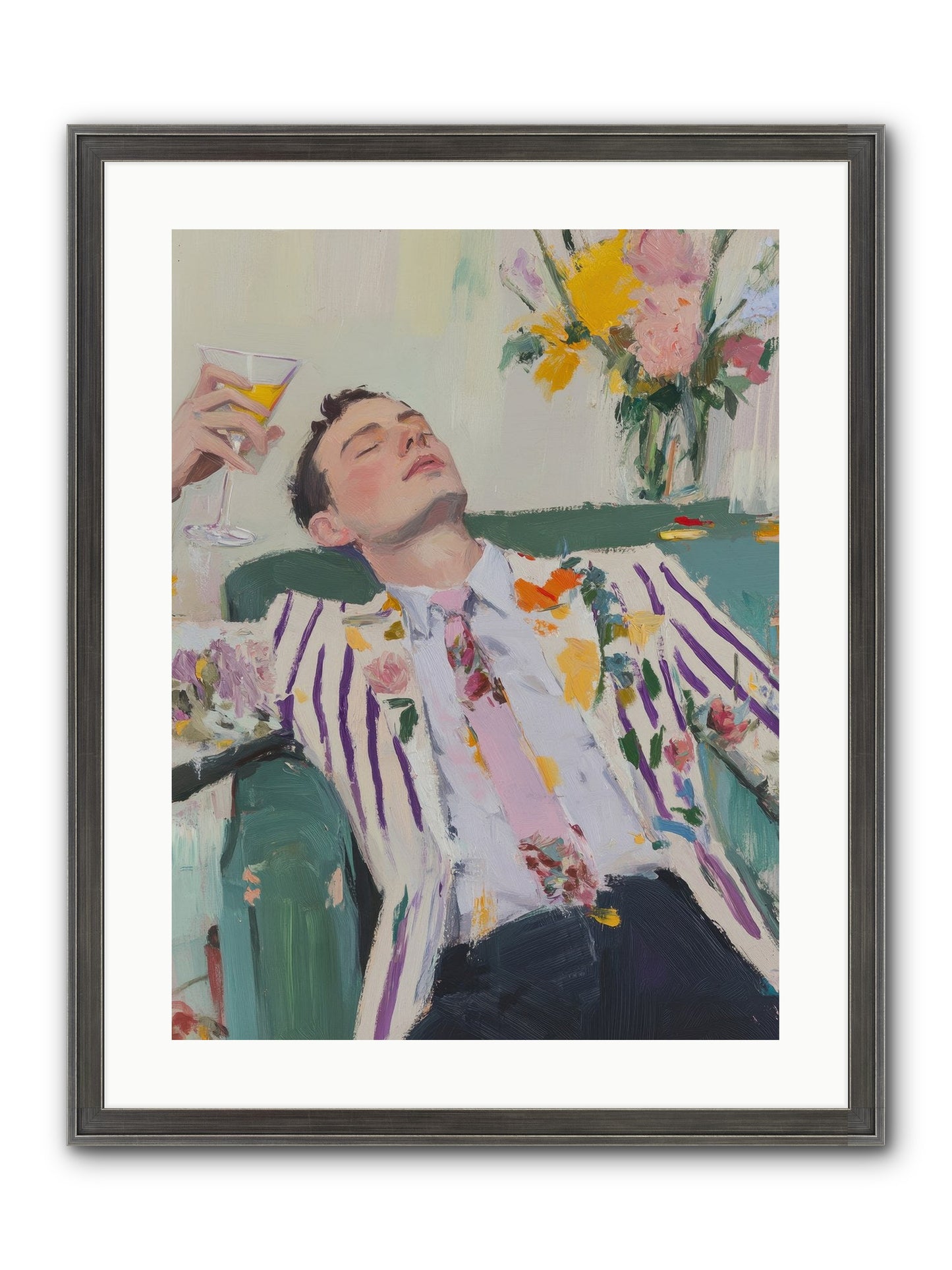 Stolen Slumber Framed Print - Slimwoods Black/Silver 18x24