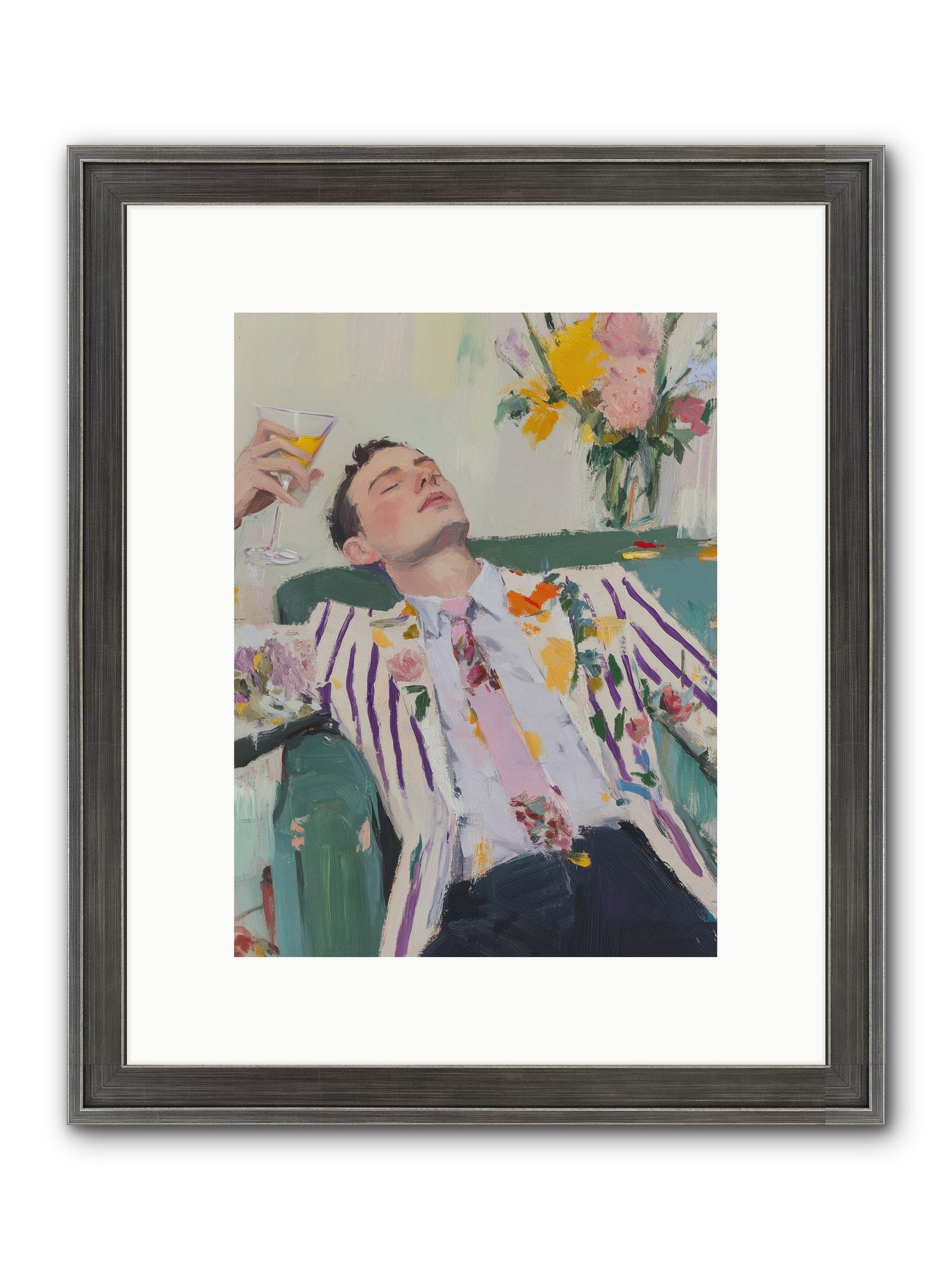 Stolen Slumber Framed Print - Slimwoods Black/Silver 9x12