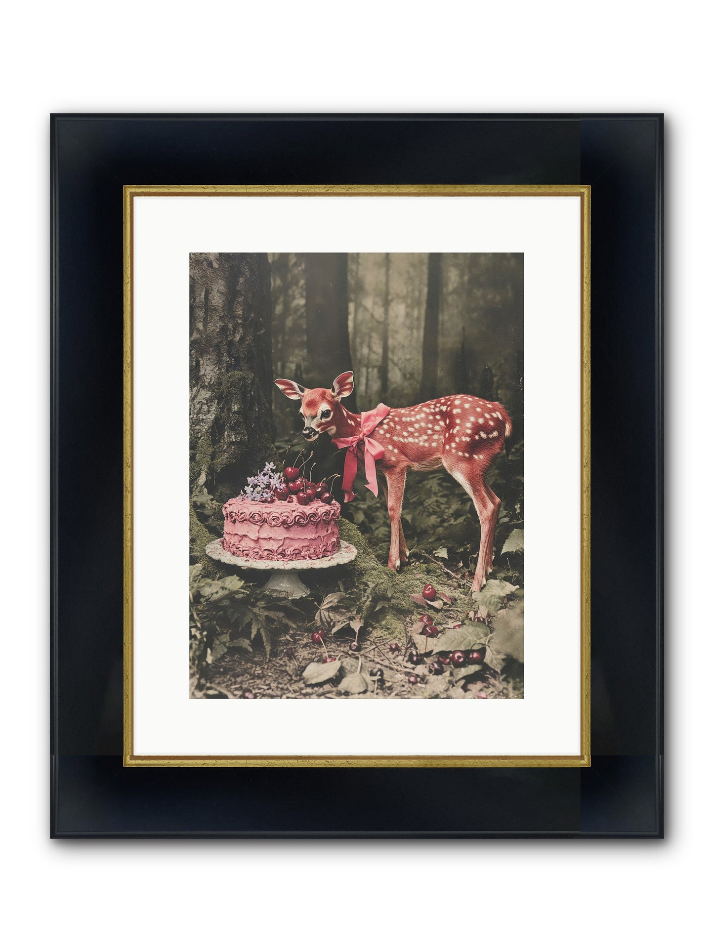 Stories Bloom Dreams Framed Print - Wide Black w/Gold 12x16