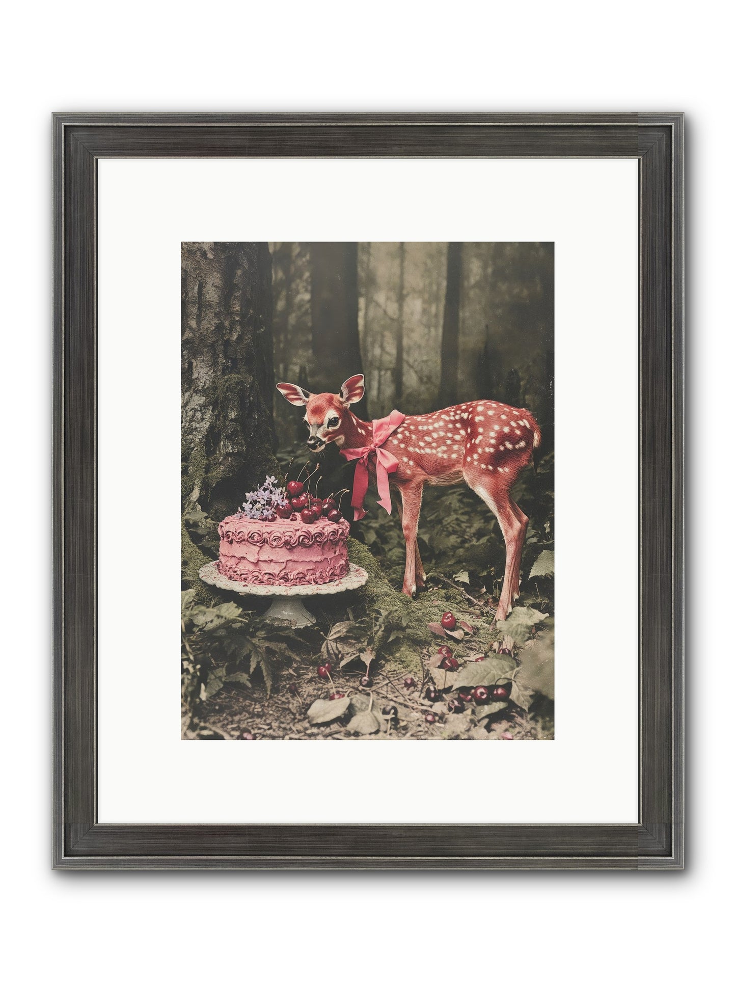 Stories Bloom Dreams Framed Print - Slimwoods Black/Silver 9x12