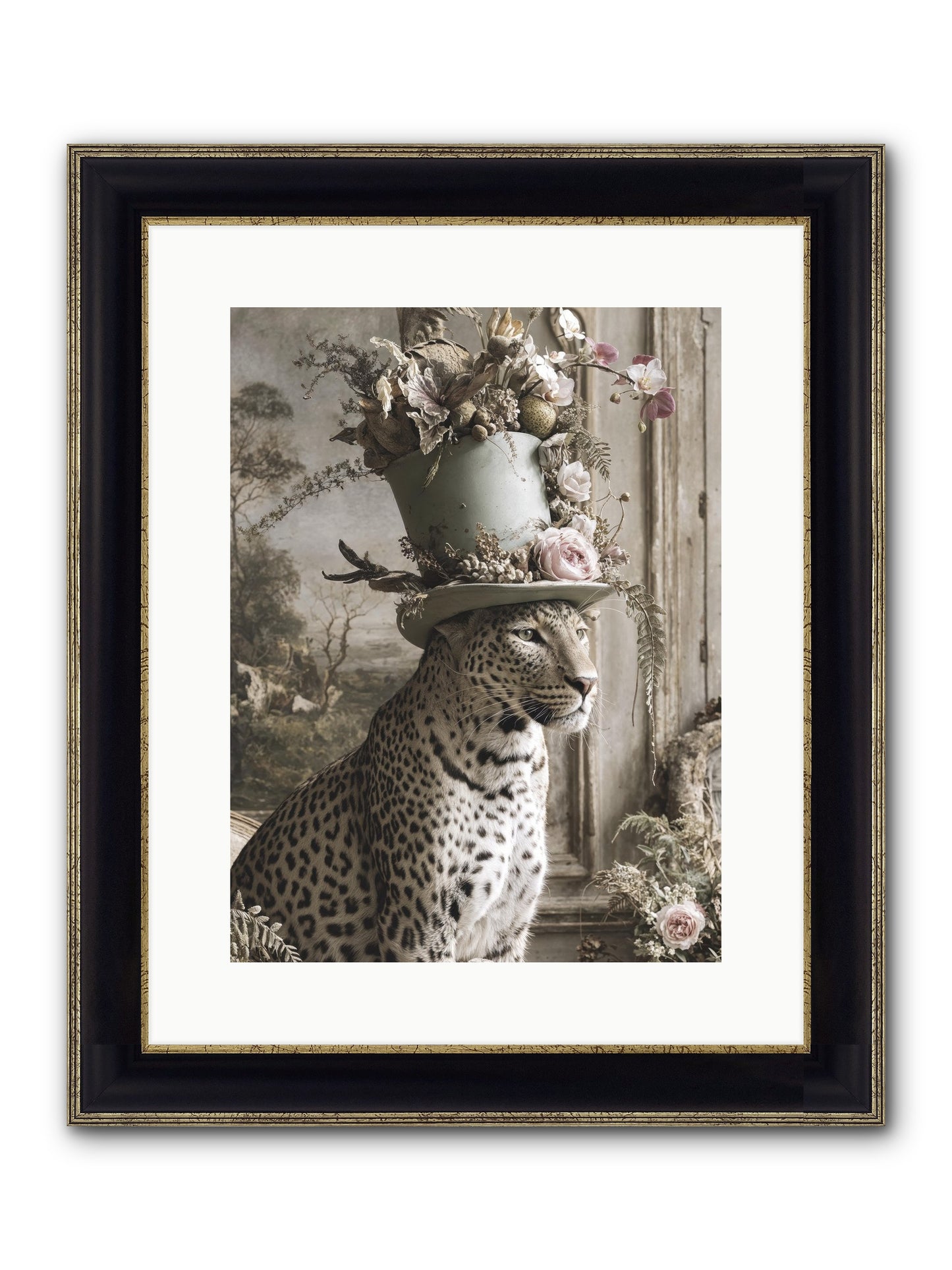 Stories Unveiled Framed Print - Black & Gold 12x16