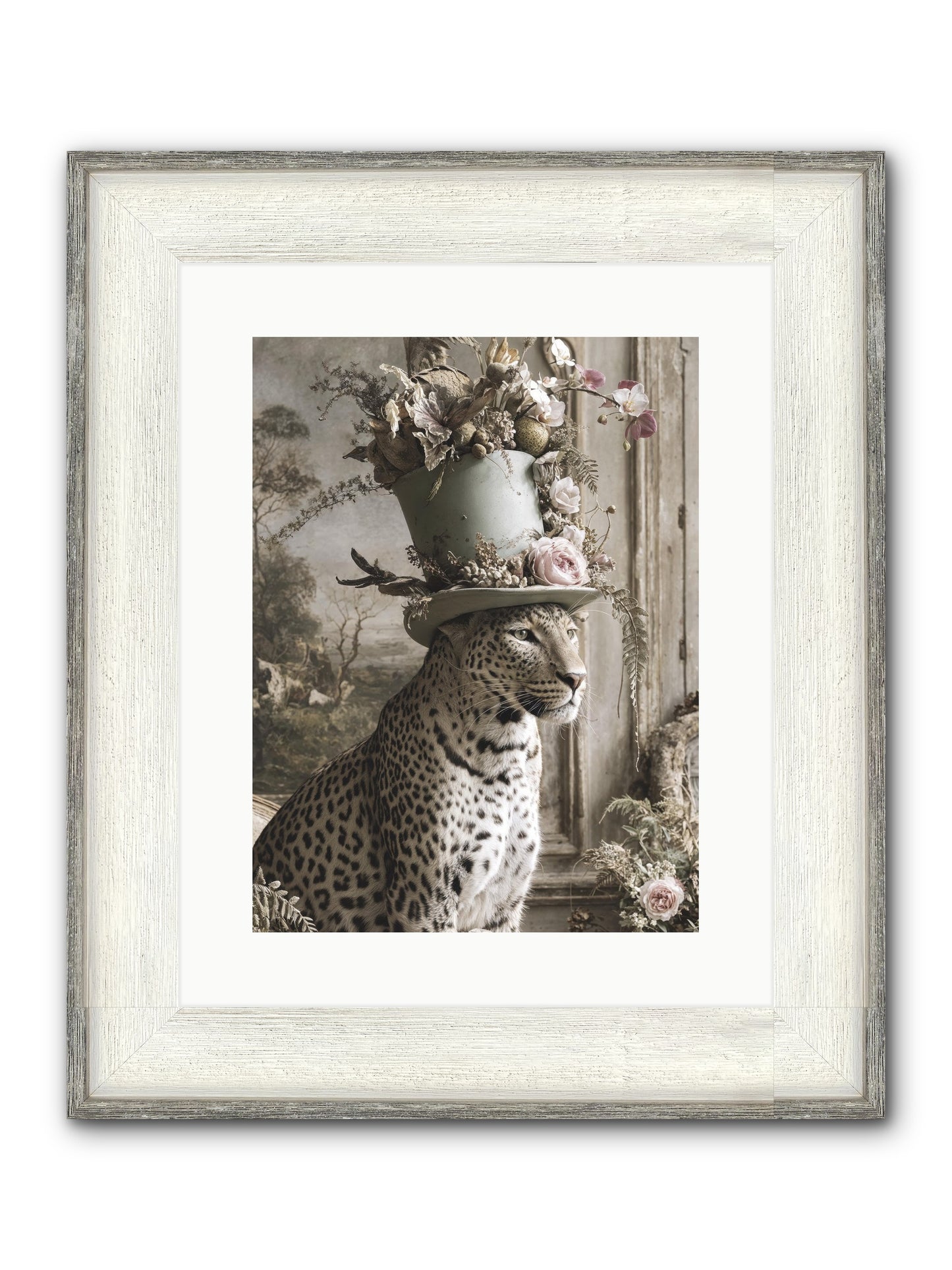 Stories Unveiled Framed Print - Driftwood White 12x16