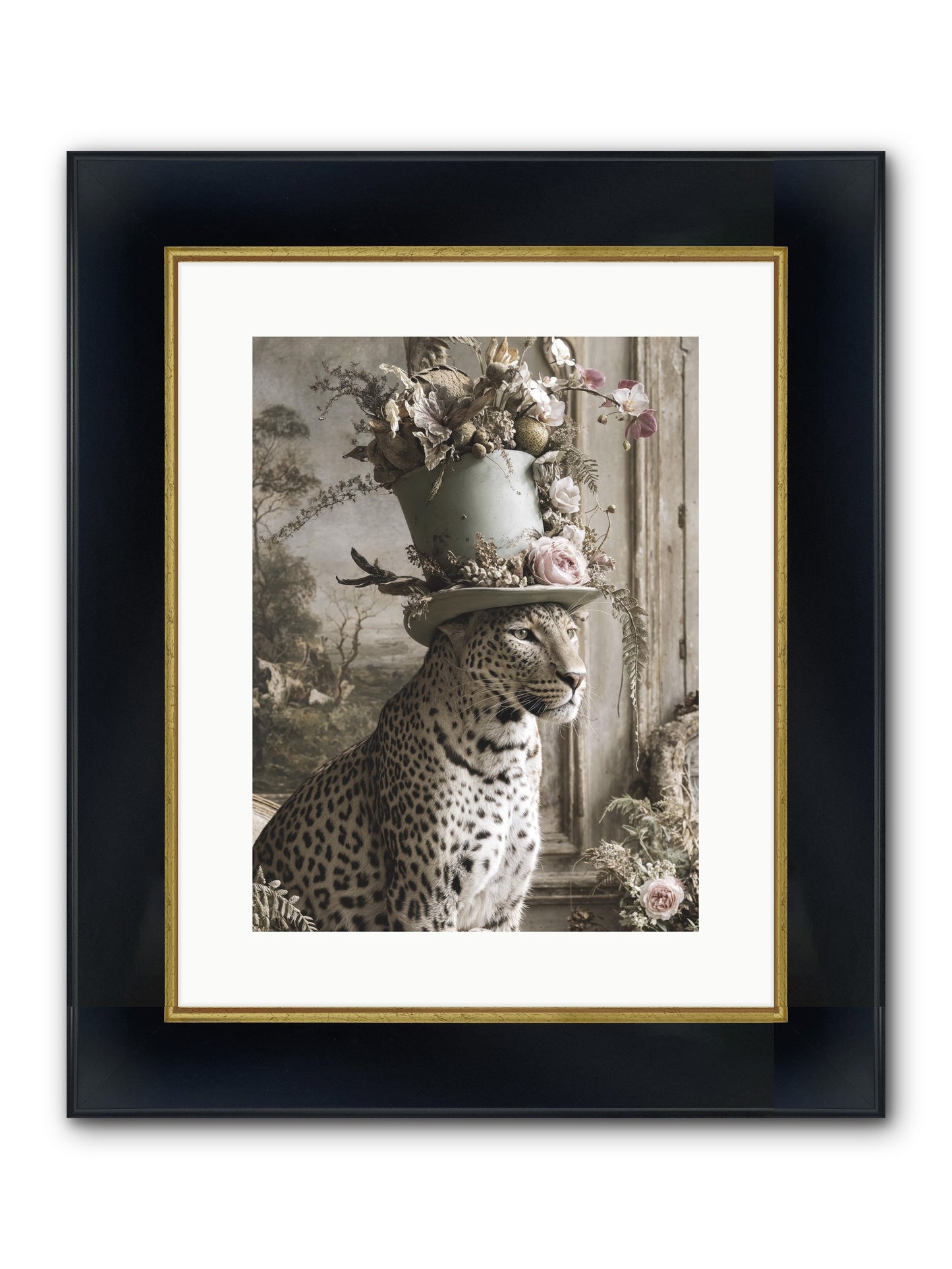 Stories Unveiled Framed Print - Wide Black w/Gold 12x16