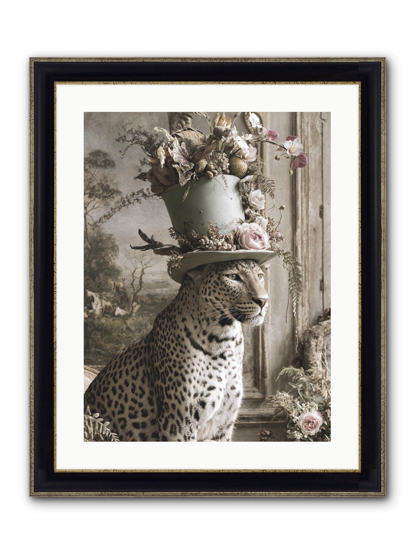 Stories Unveiled Framed Print - Black & Gold 18x24