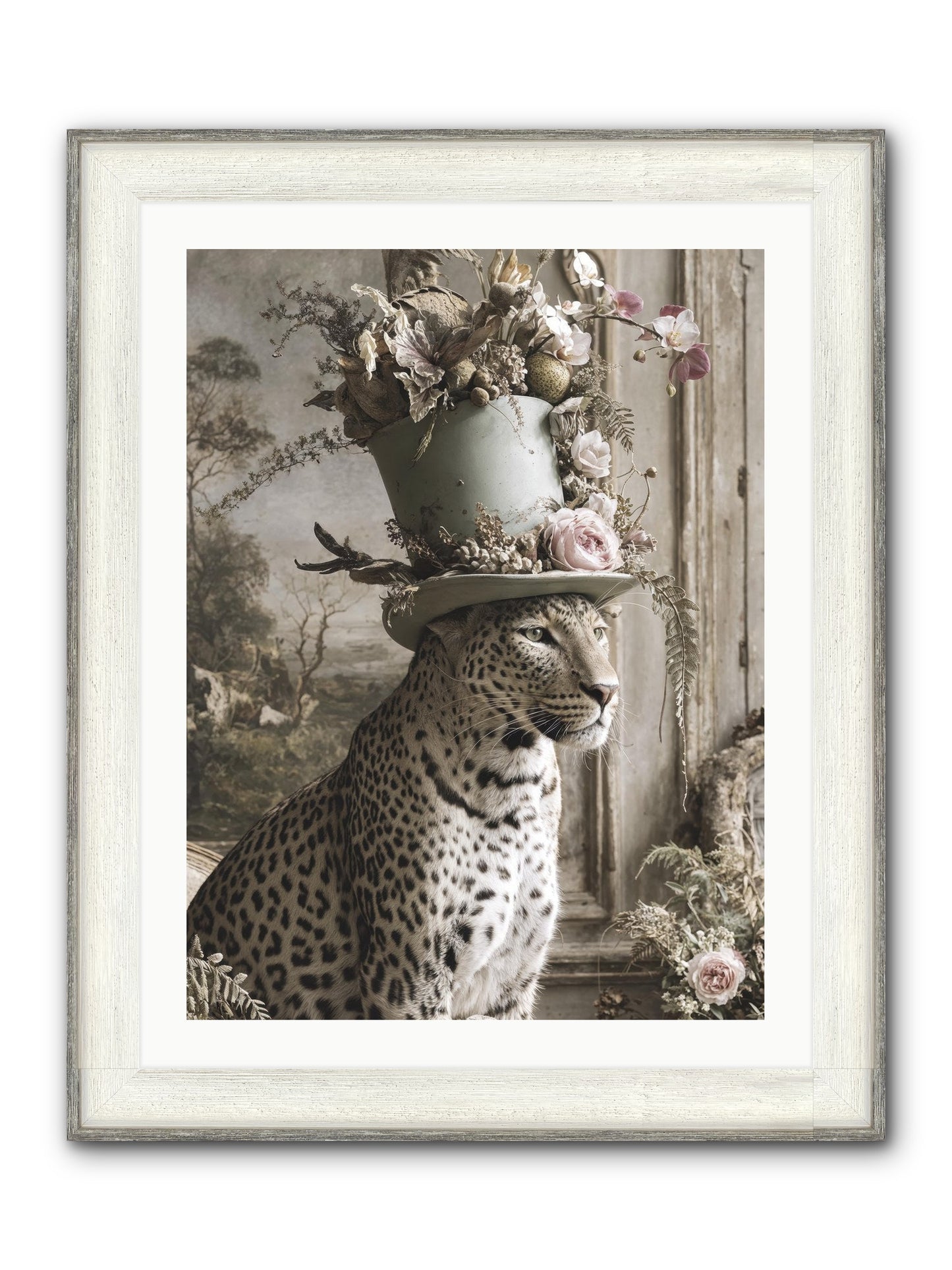 Stories Unveiled Framed Print - Driftwood White 24x32