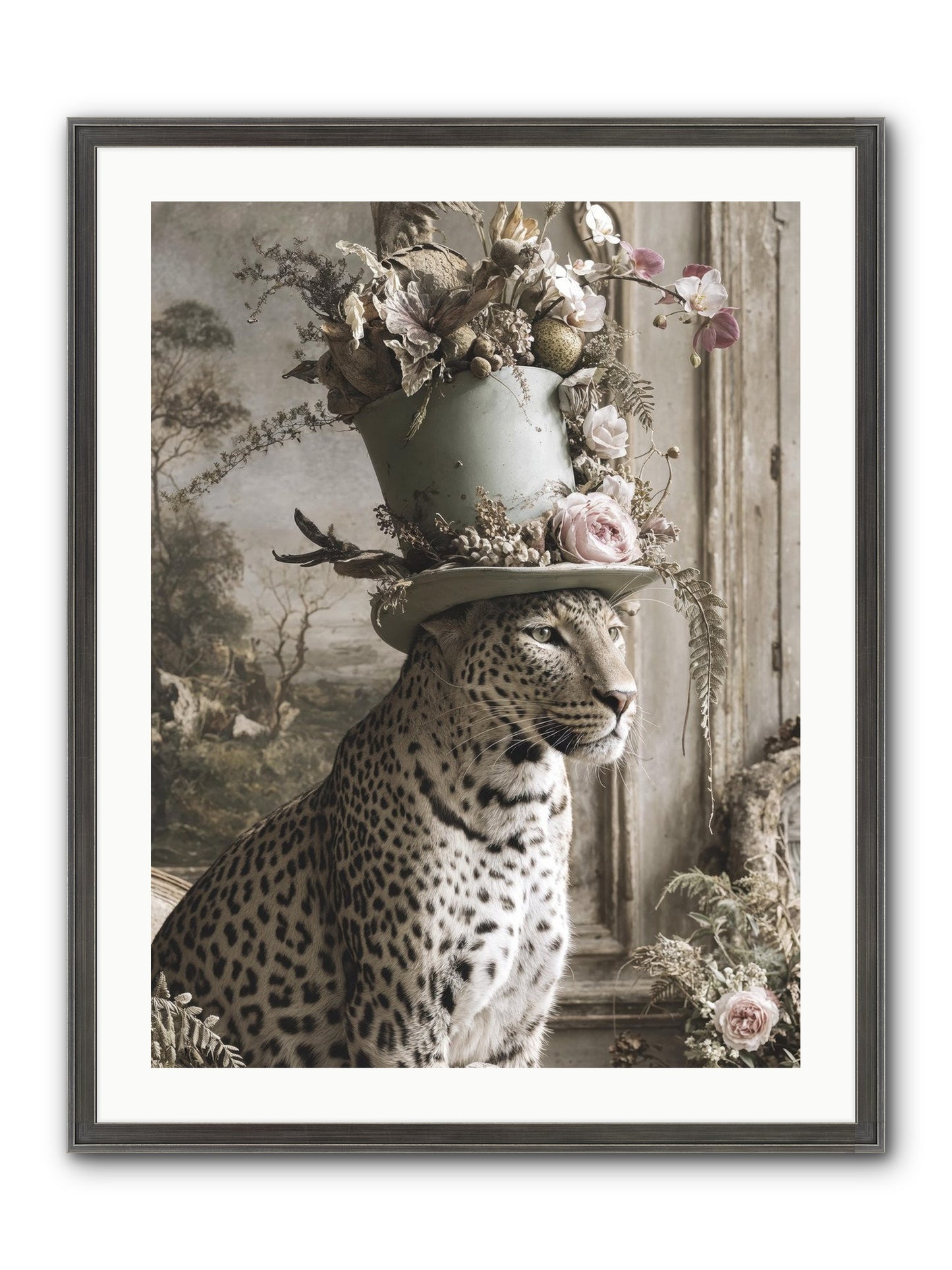 Stories Unveiled Framed Print - Slimwoods Black/Silver 24x32