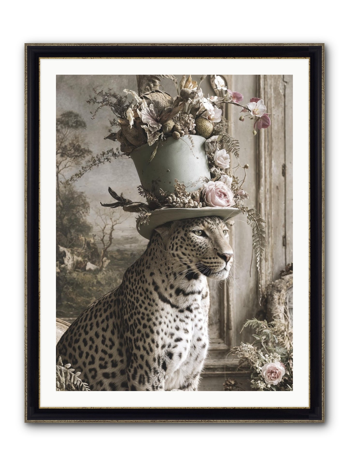 Stories Unveiled Framed Print - Black & Gold 30x40