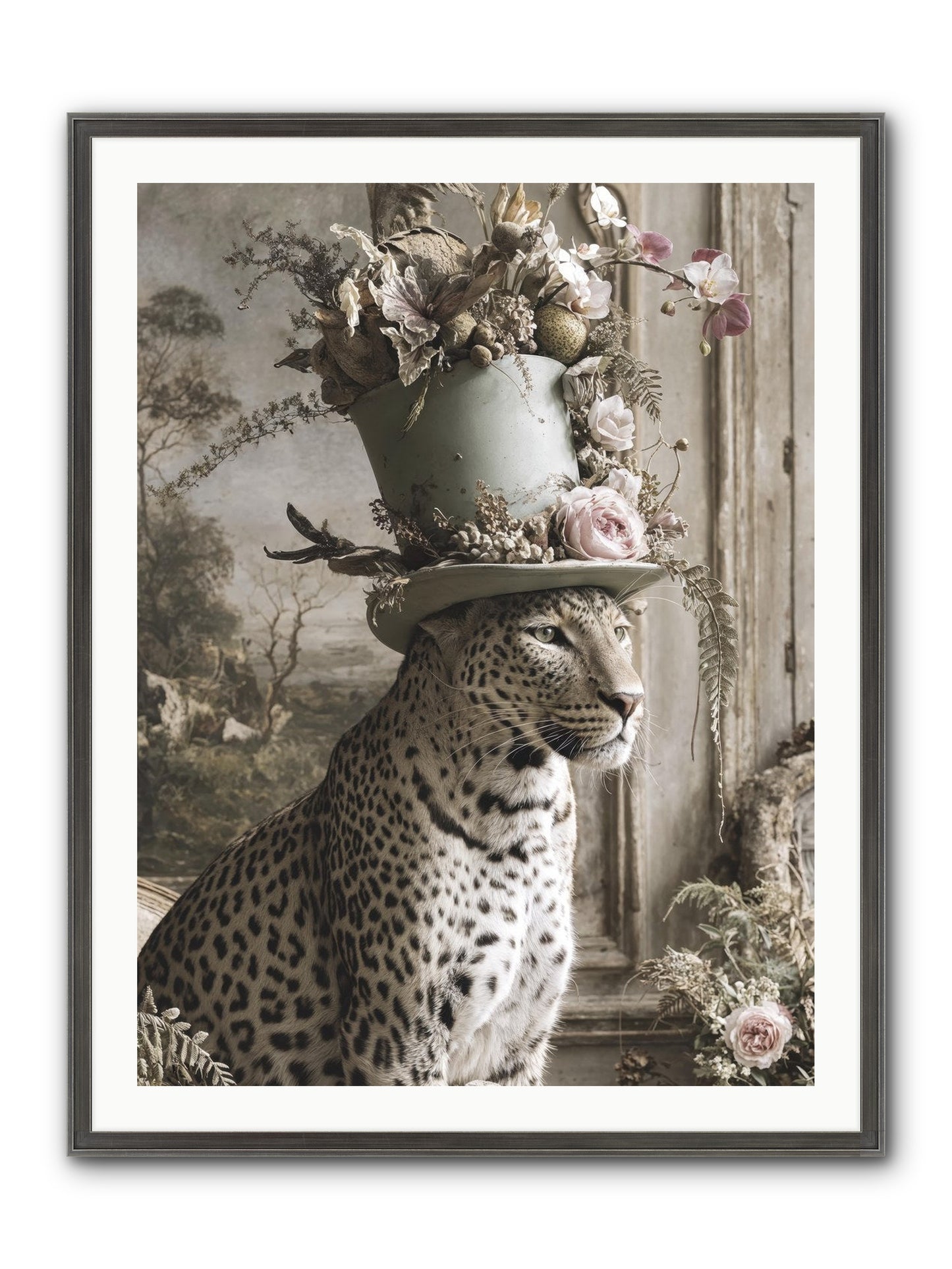 Stories Unveiled Framed Print - Slimwoods Black/Silver 30x40