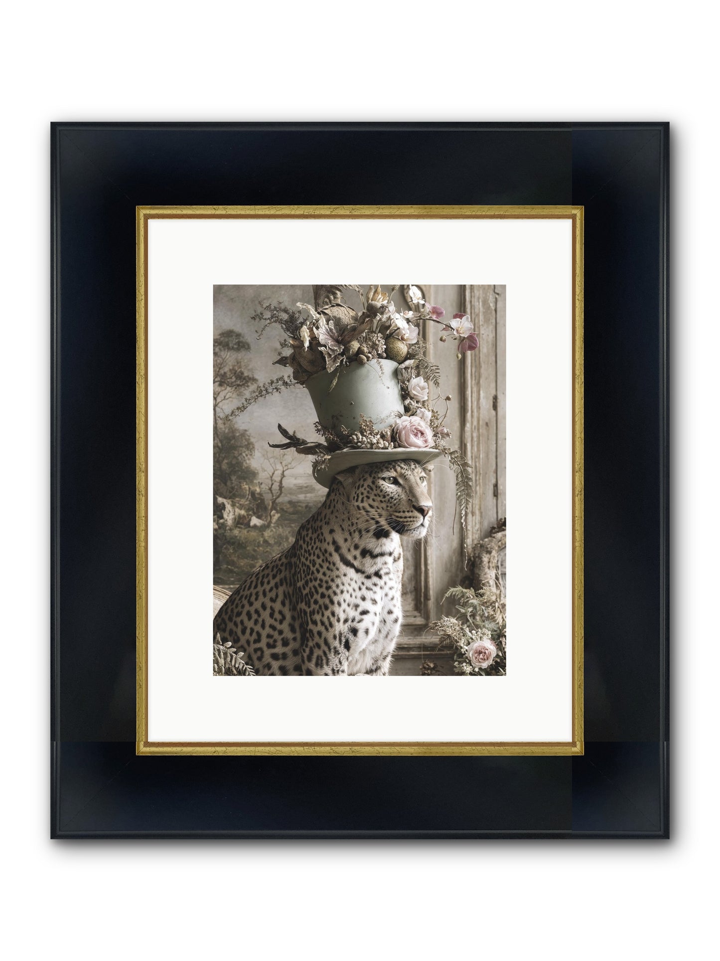 Stories Unveiled Framed Print - Wide Black w/Gold 9x12