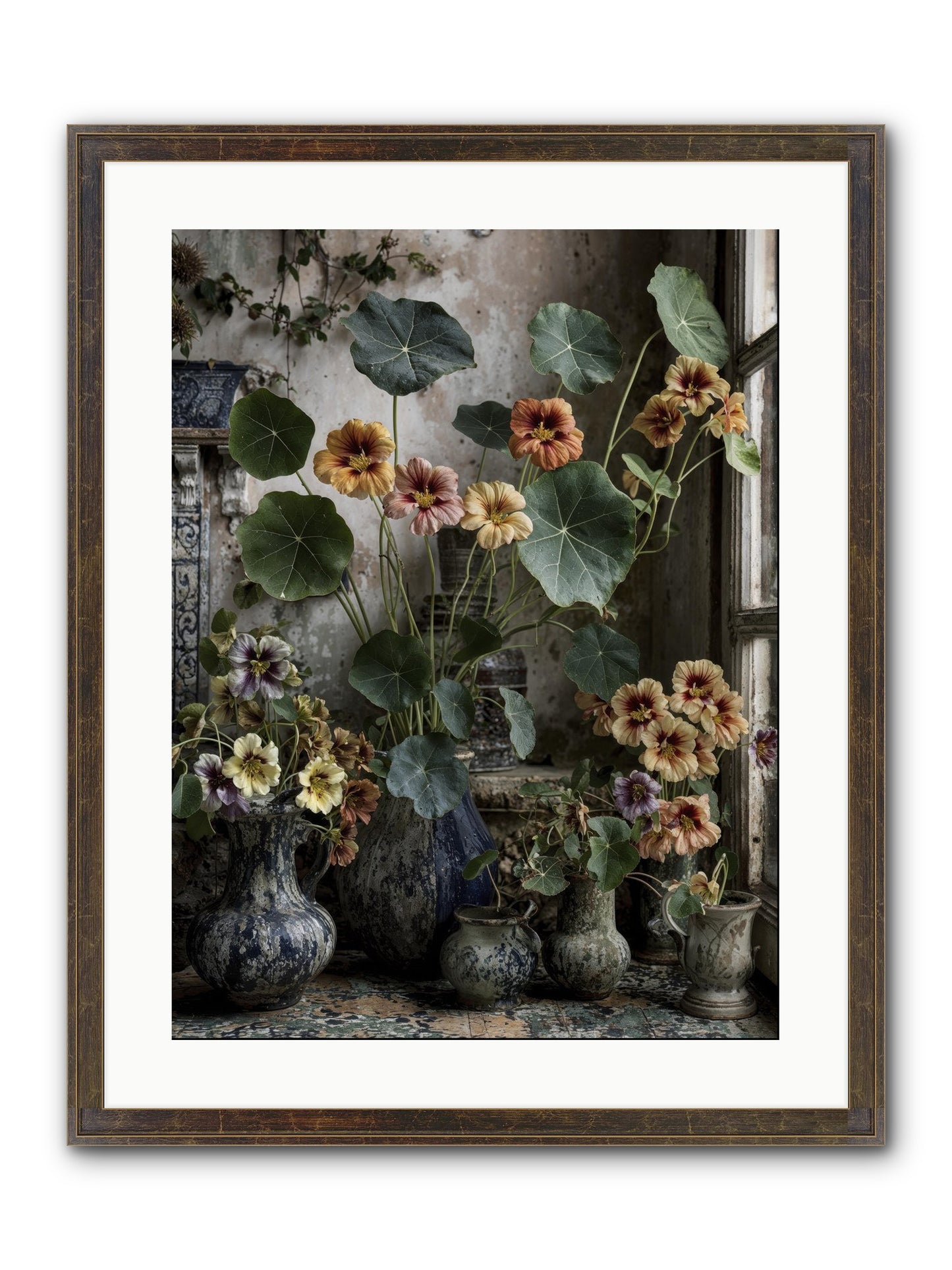 Stories Written In Gold Framed Print - Slimwoods Black/Gold 18x24