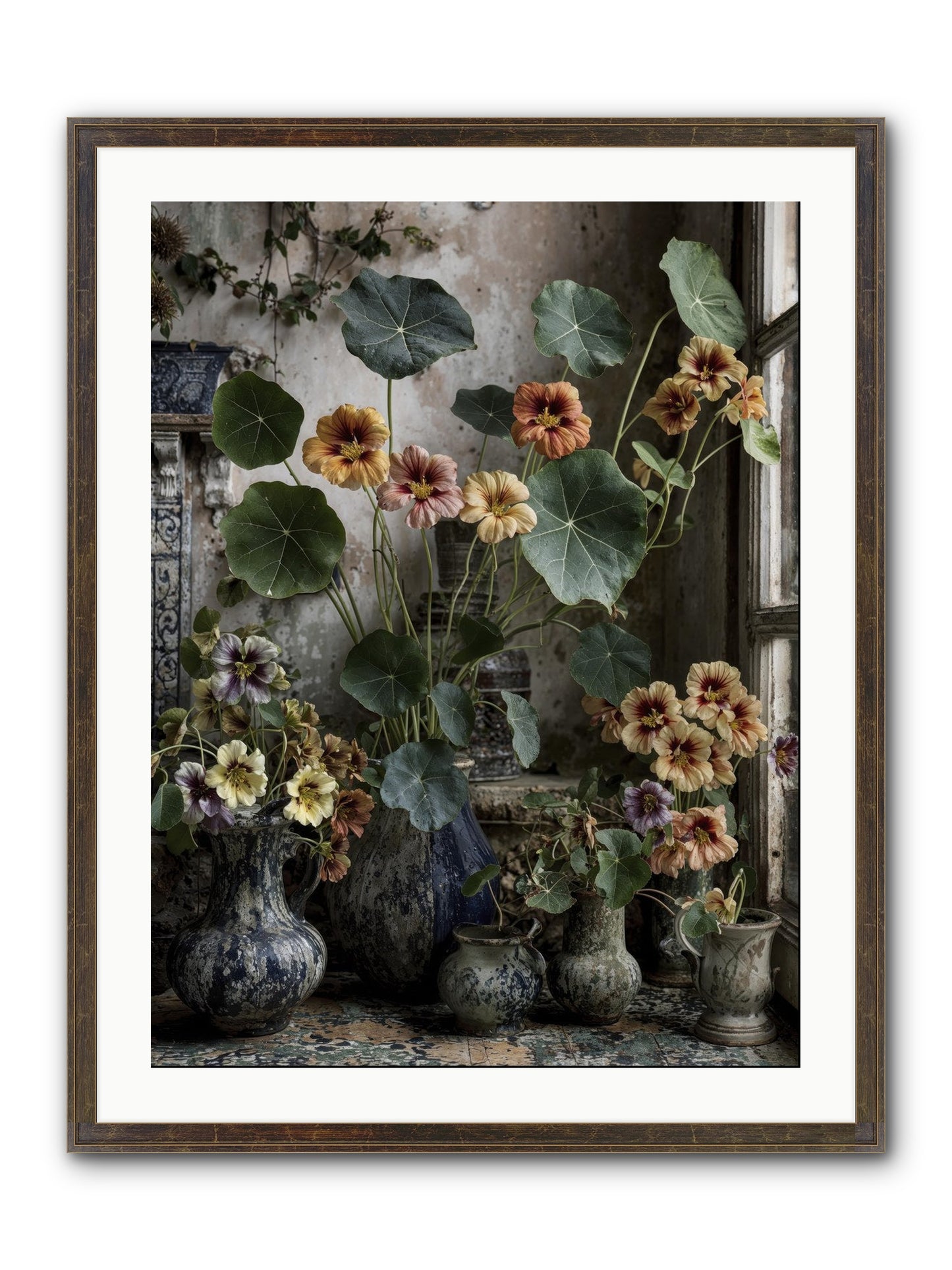 Stories Written In Gold Framed Print - Slimwoods Black/Gold 24x32