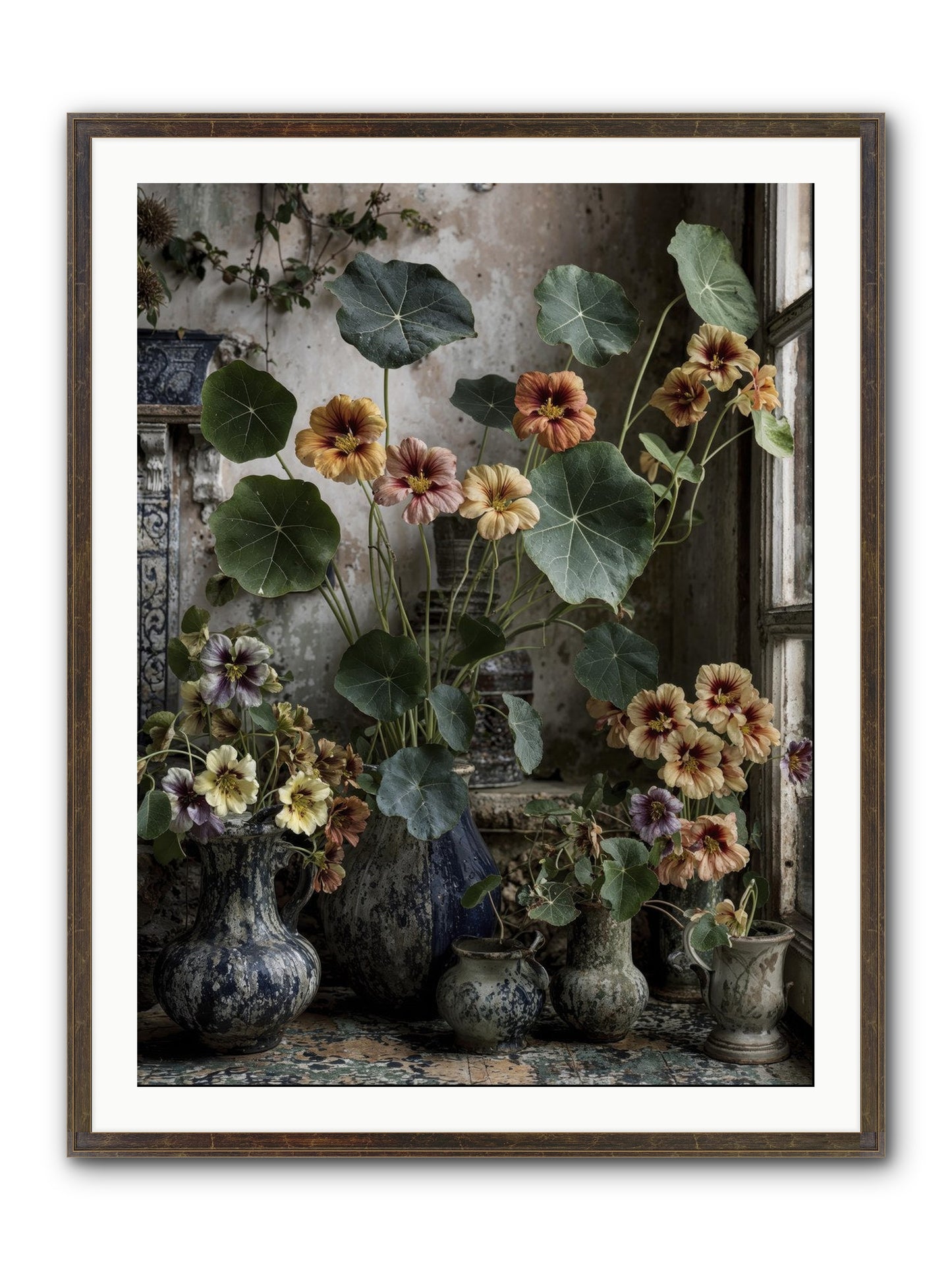 Stories Written In Gold Framed Print - Slimwoods Black/Gold 30x40