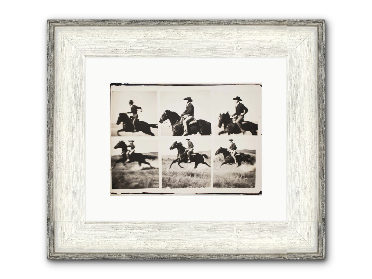 Storm Chaser Framed Print - Driftwood White 12x9