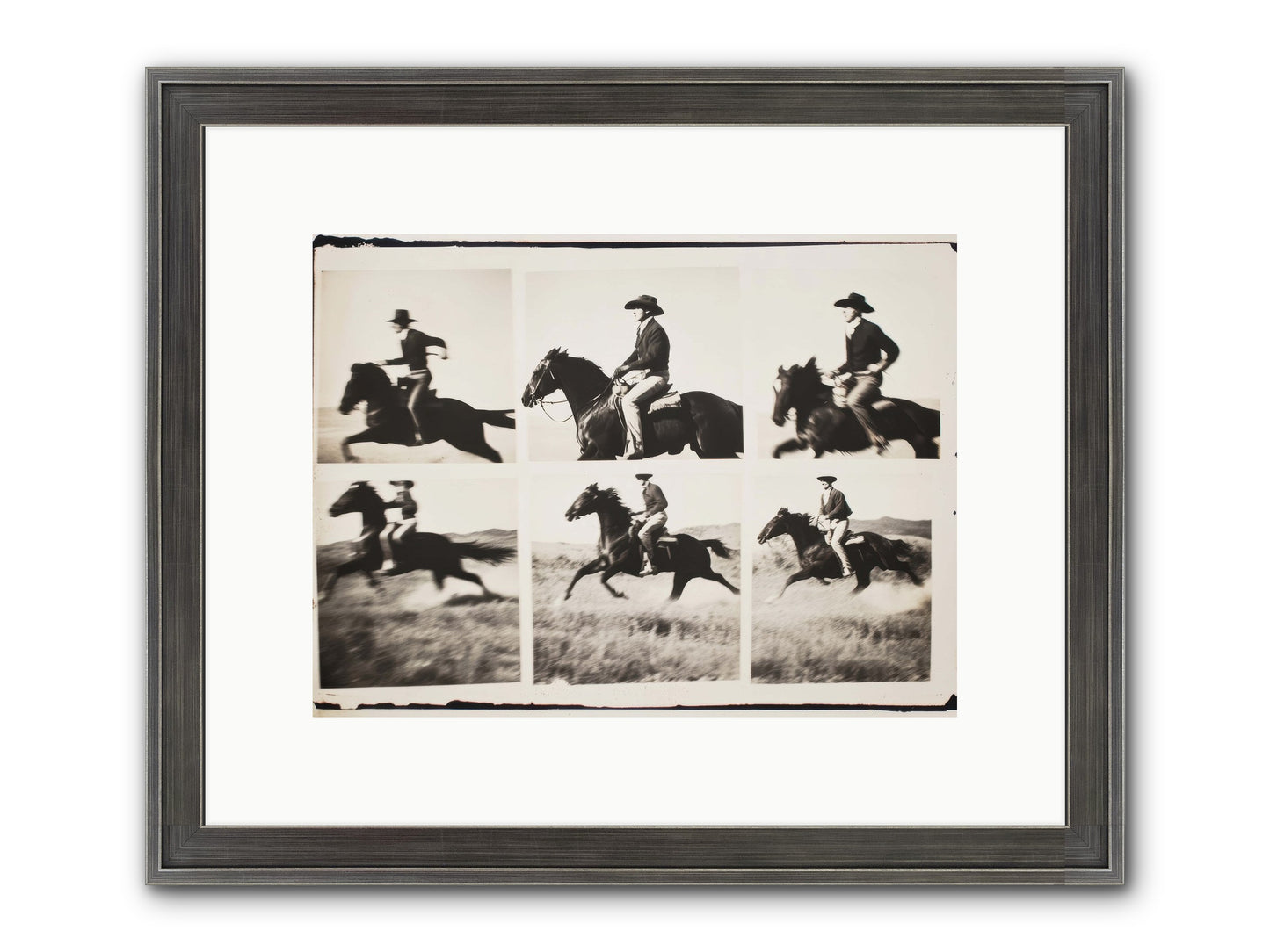 Storm Chaser Framed Print - Slimwoods Black/Silver 12x9