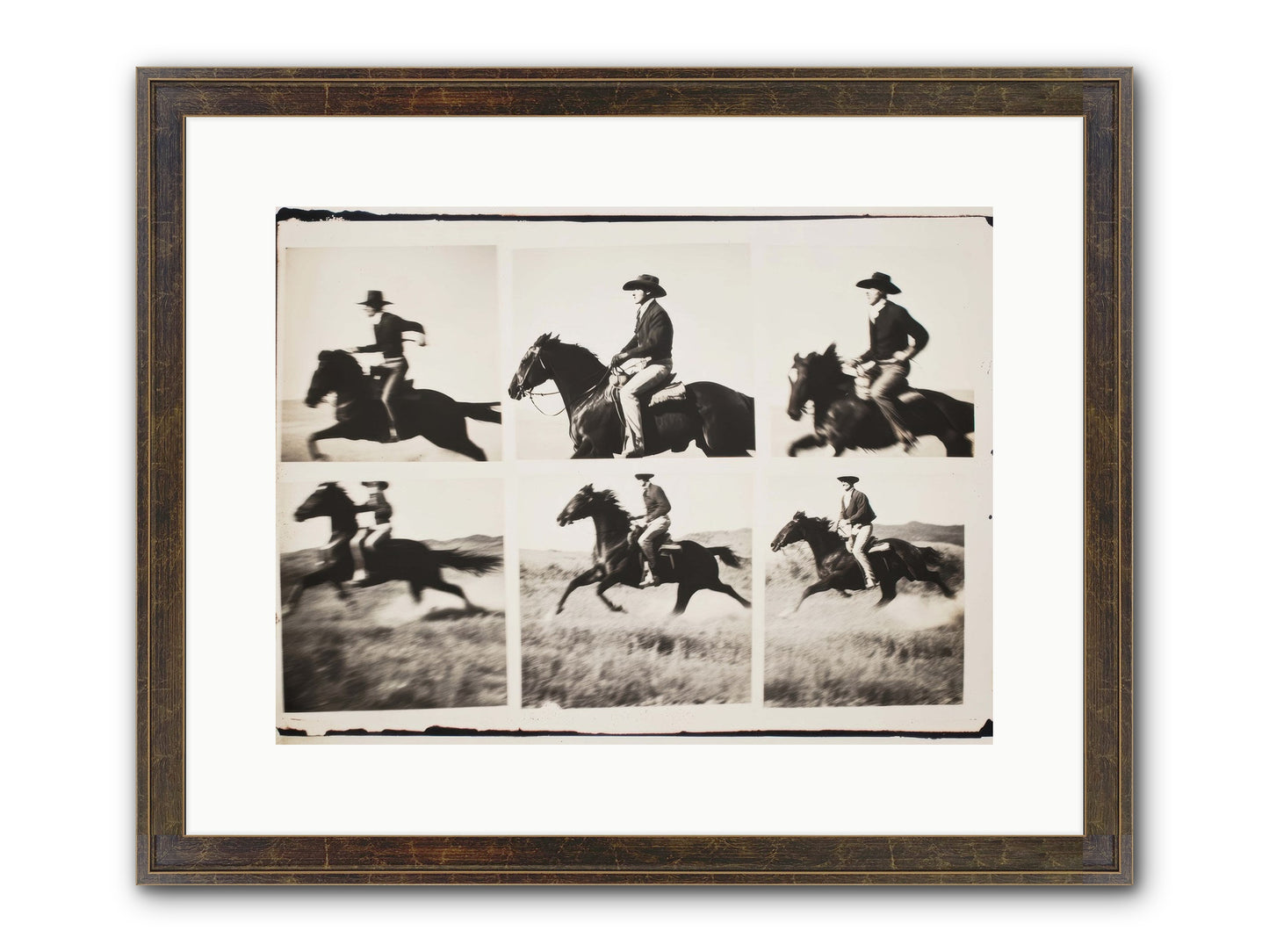 Storm Chaser Framed Print - Slimwoods Black/Gold 16x12