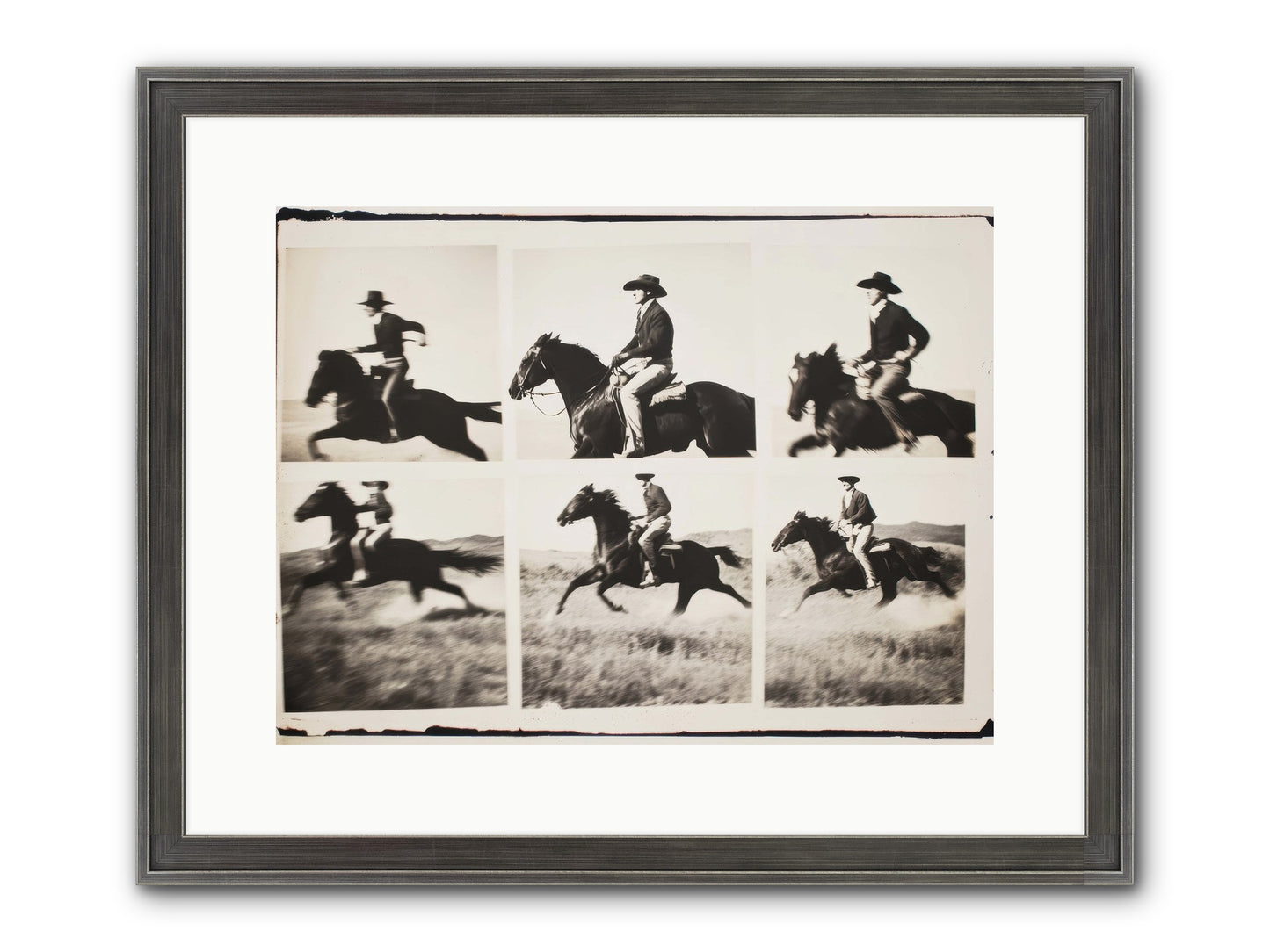 Storm Chaser Framed Print - Slimwoods Black/Silver 16x12