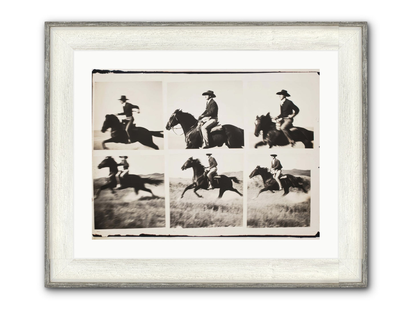 Storm Chaser Framed Print - Driftwood White 24x18