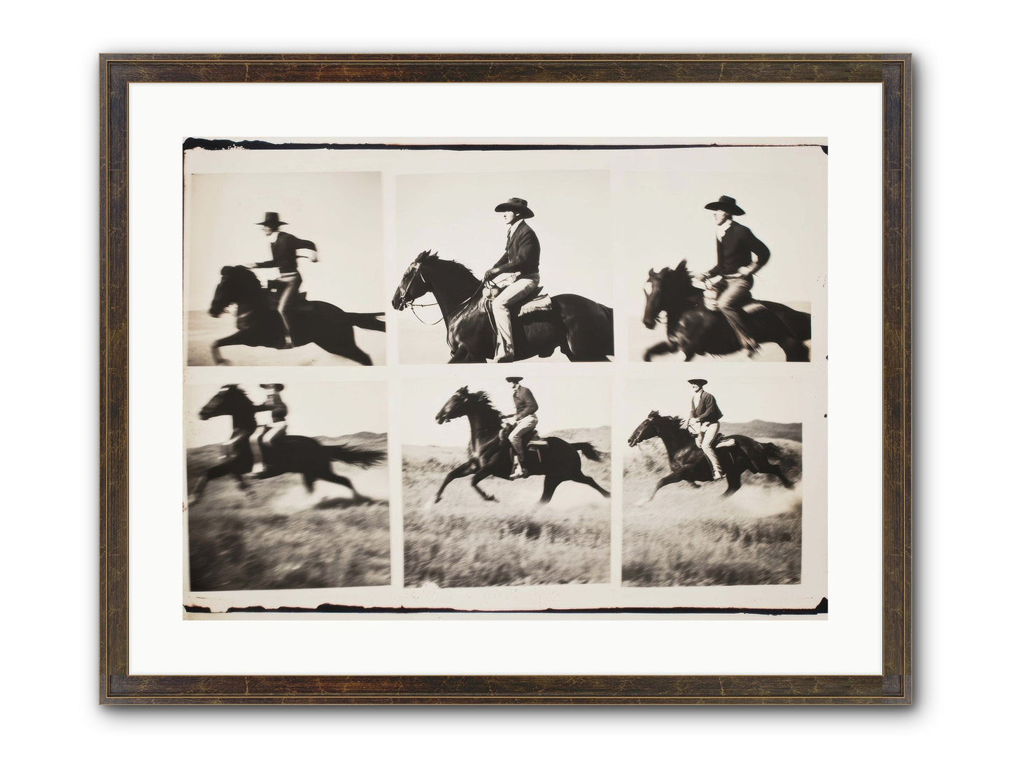 Storm Chaser Framed Print - Slimwoods Black/Gold 24x18
