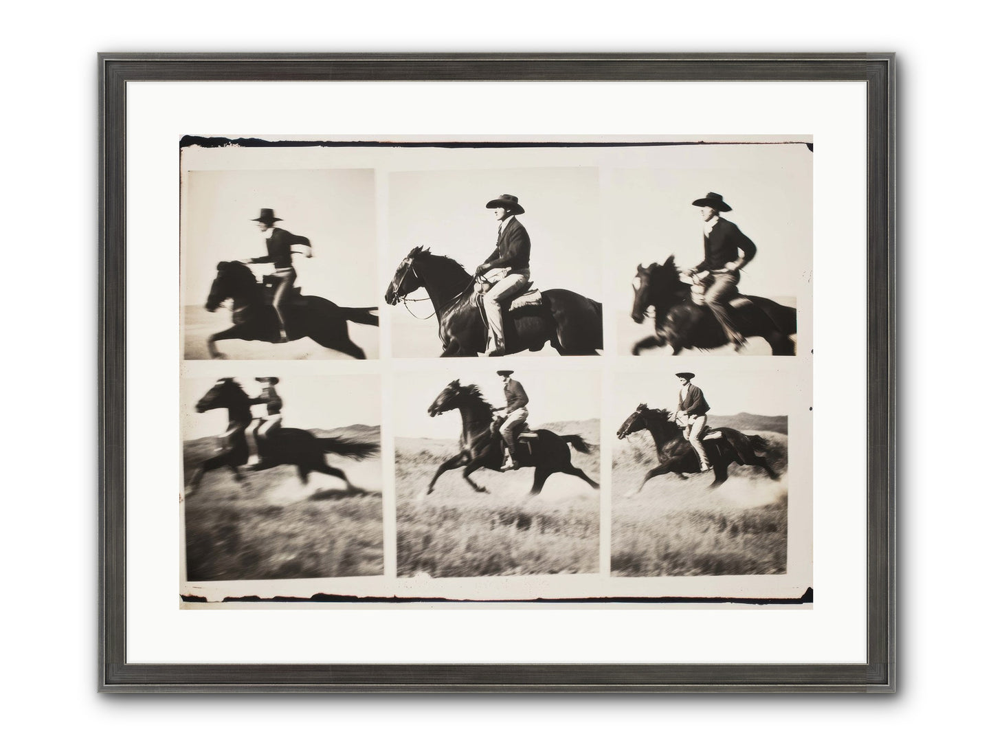 Storm Chaser Framed Print - Slimwoods Black/Silver 24x18