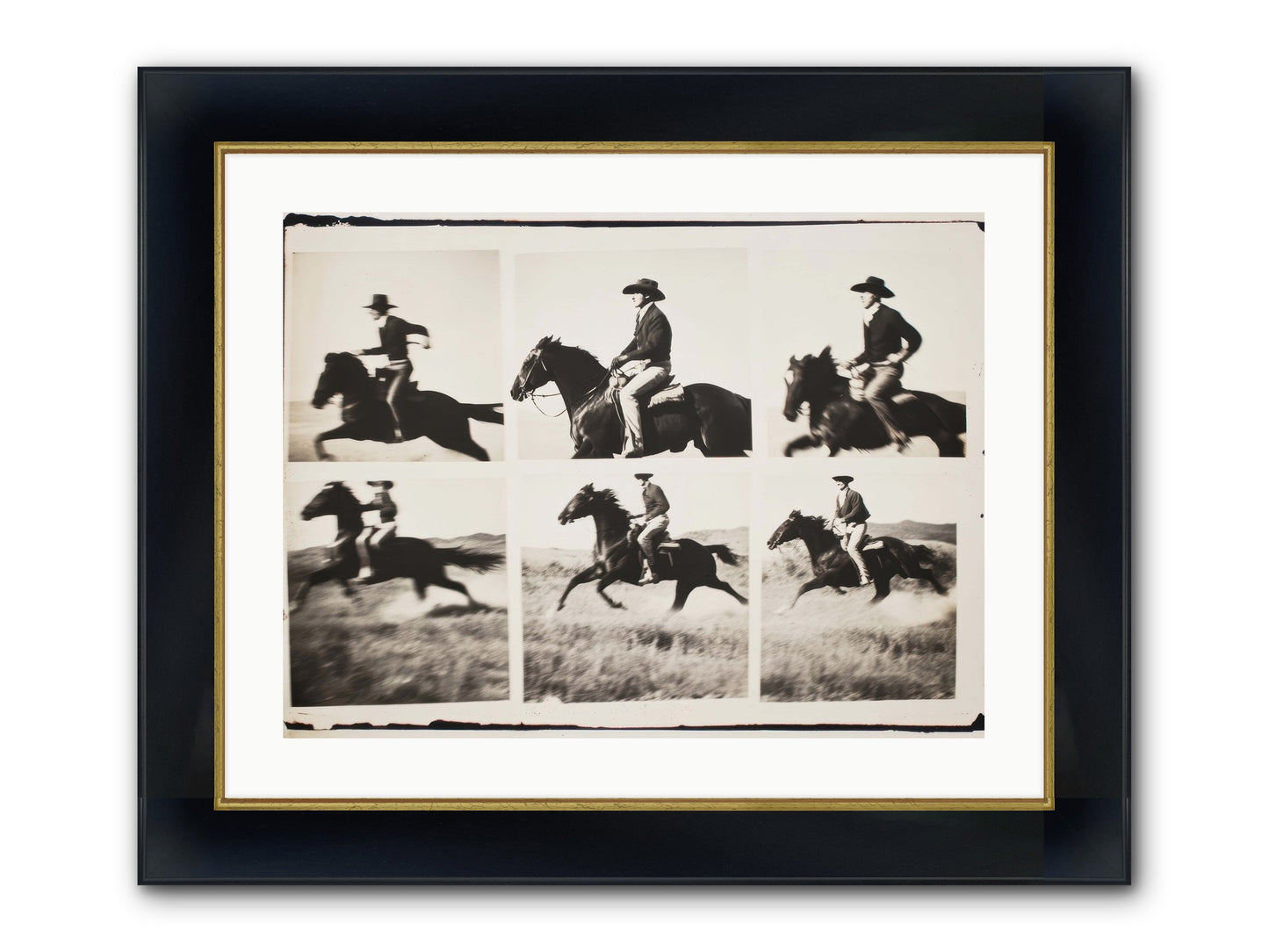 Storm Chaser Framed Print - Wide Black w/Gold 24x18