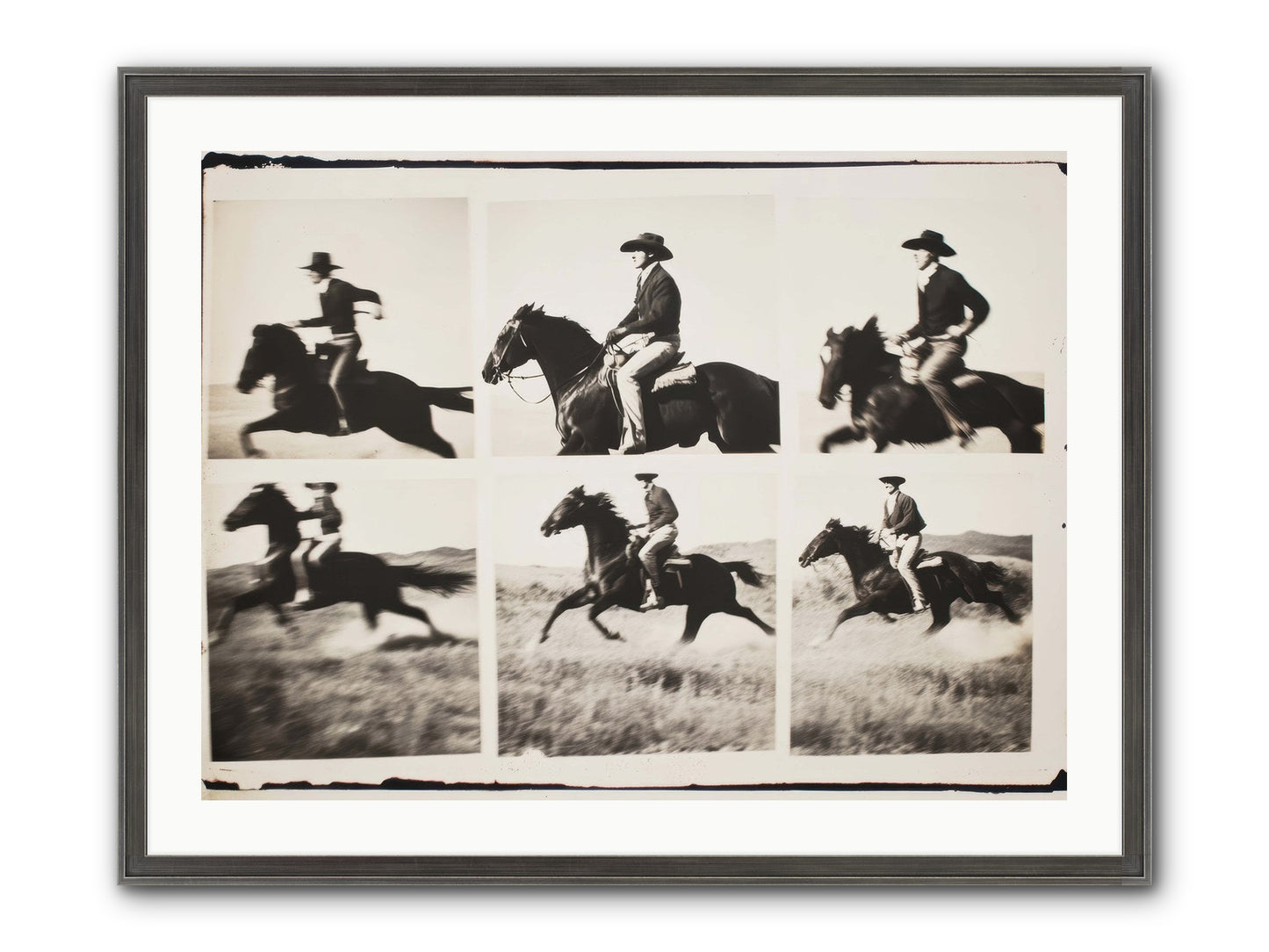 Storm Chaser Framed Print - Slimwoods Black/Silver 32x24