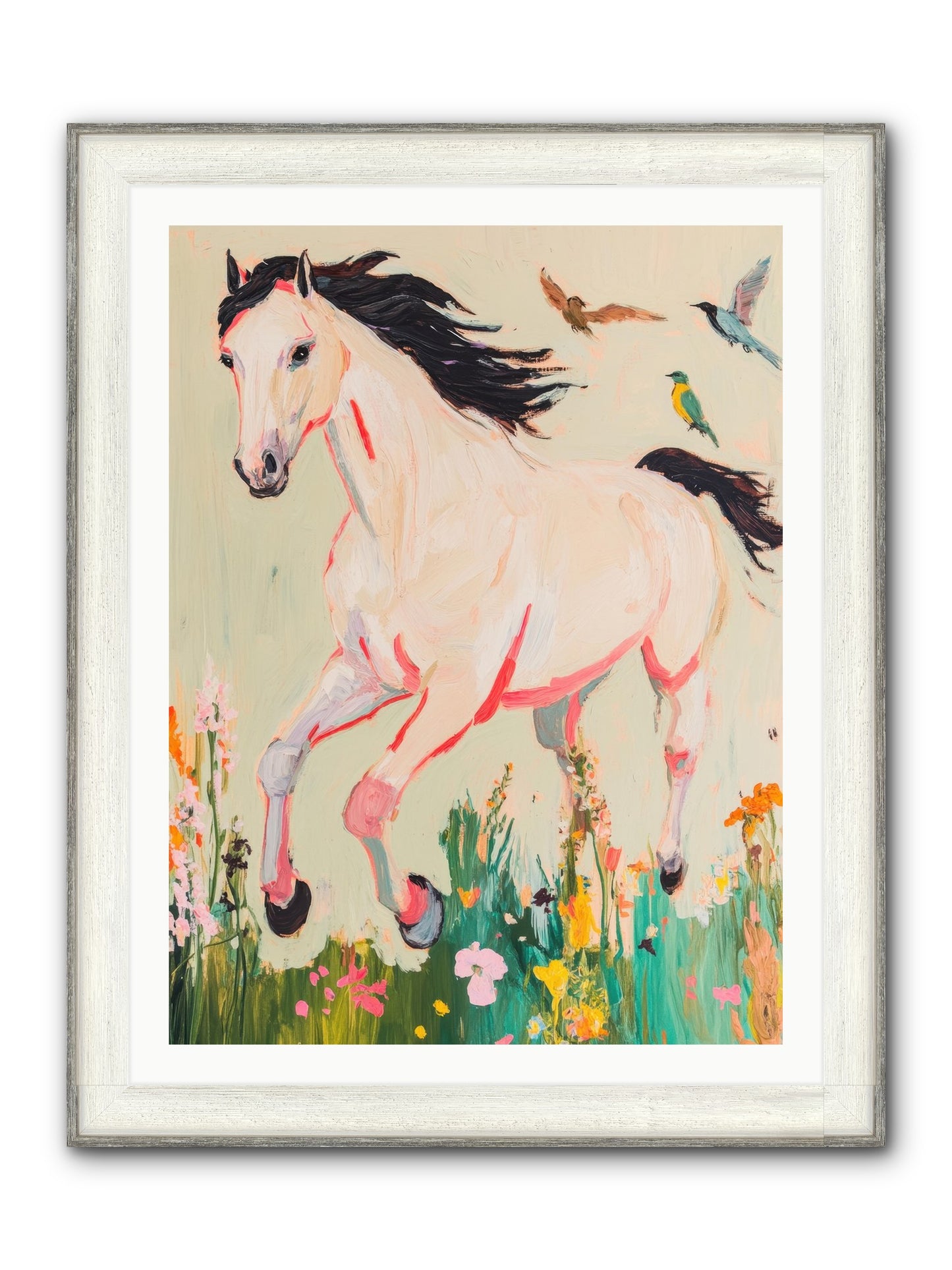 Story Weaver Framed Print - Driftwood White 30x40