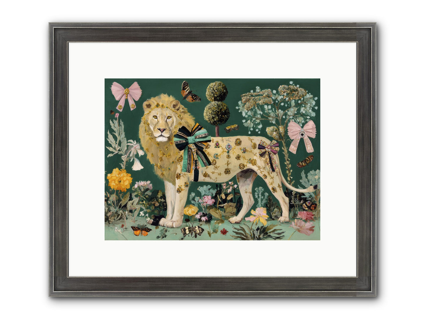 Story Woven In Light Framed Print - Slimwoods Black/Silver 12x9